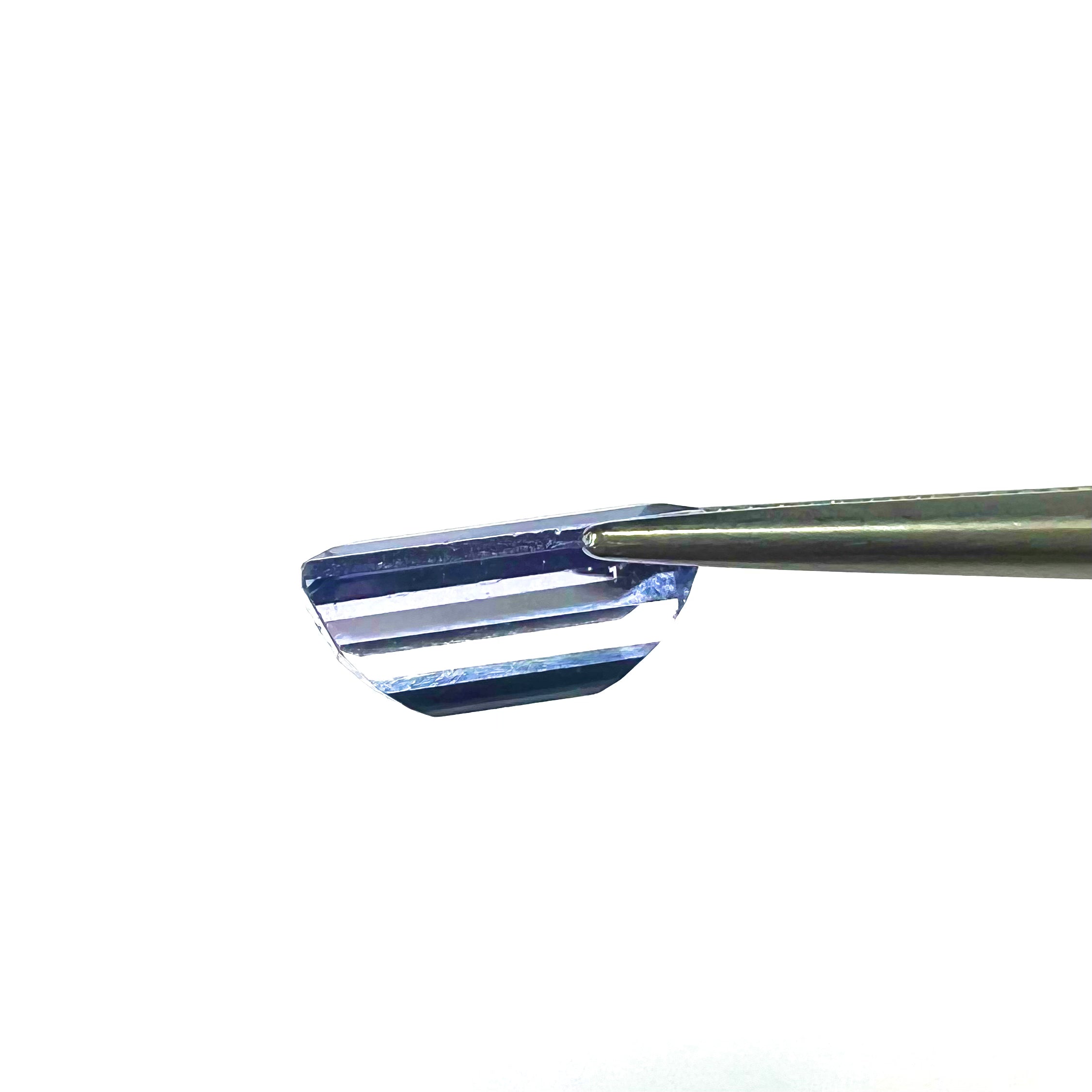 2.44CTW Loose Natural Baguette Cut Tanzanite 9.95x5.21x4.56mm Earth mined Gemstone