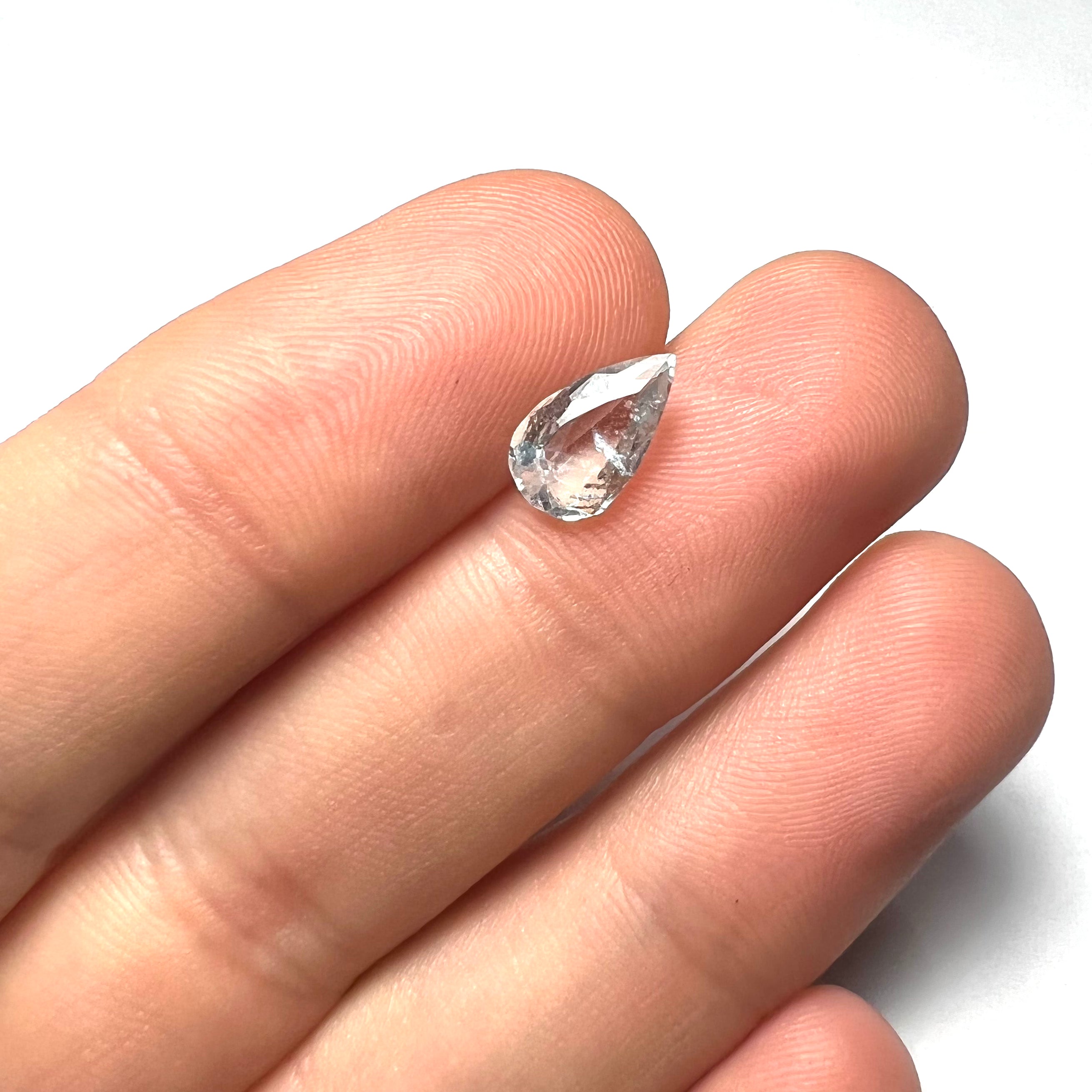 1.1CTW Loose Natural Aquamarine 10x5.5x3.3mm Earth mined Gemstone