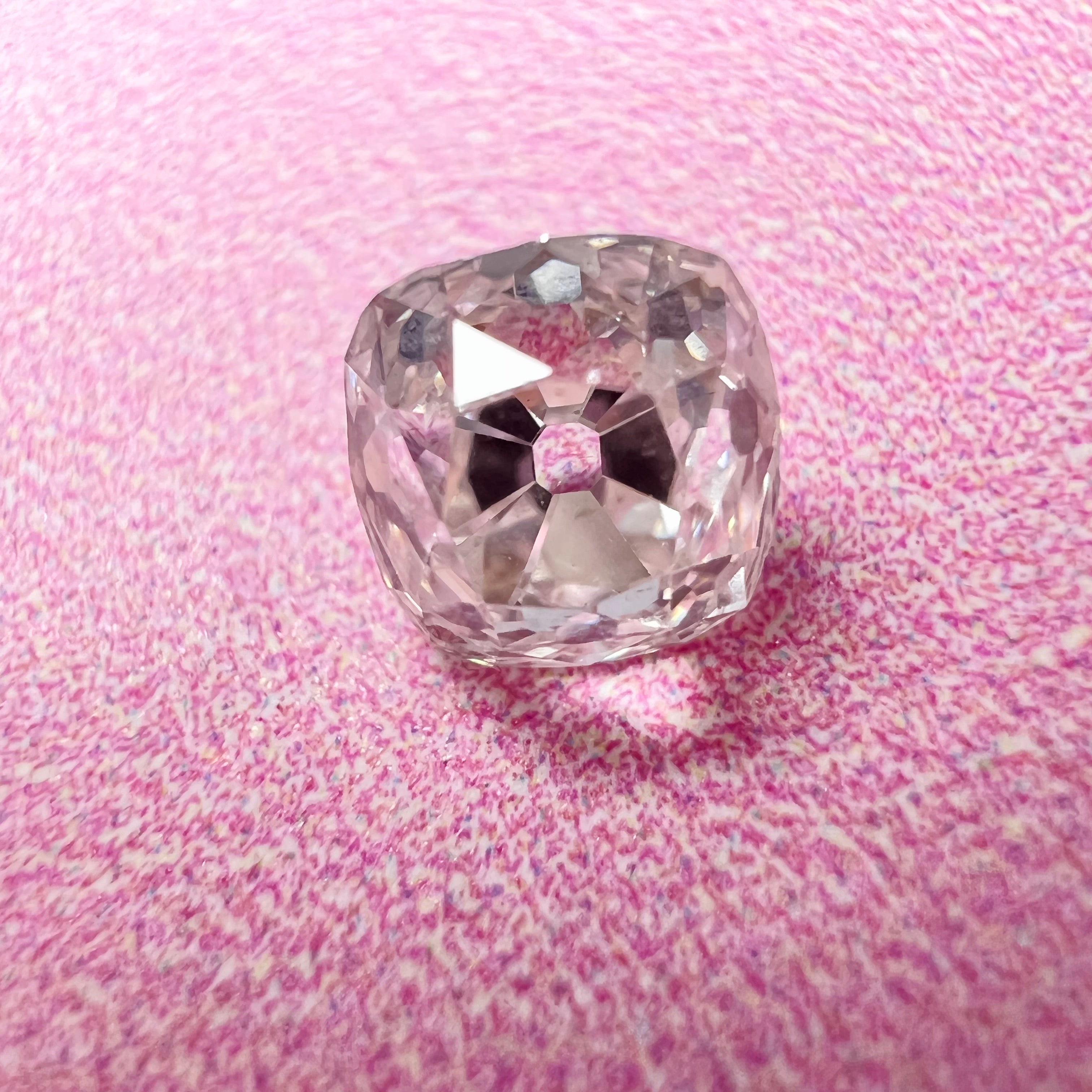 1.08CT Old Mine Brilliant Cut Diamond I SI2 5.60x5.56x4.60mm Natural Earth mined