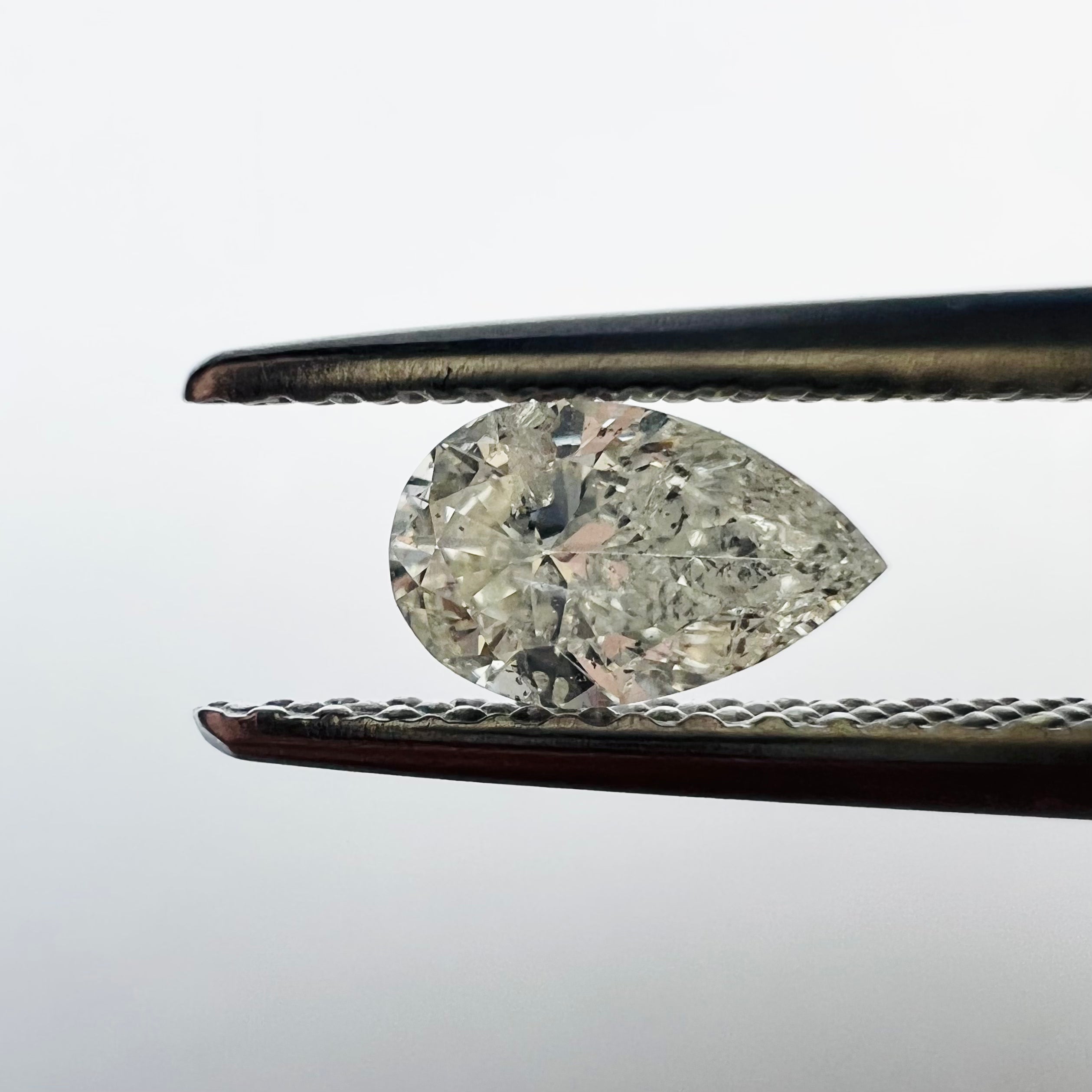 .43CT Pear Brilliant Diamond M SI2 6.32x3.95x2.51mm Natural Earth mined