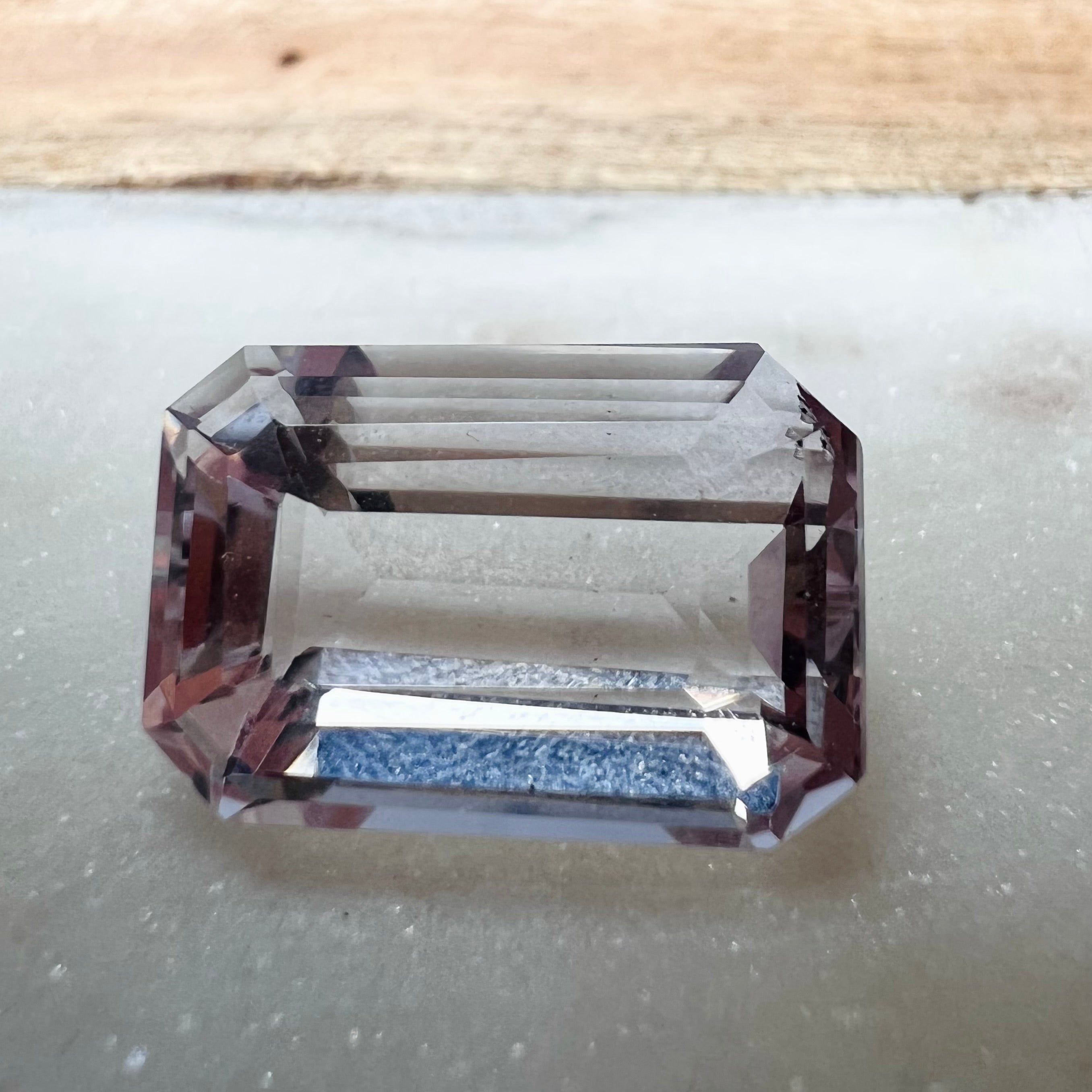 12.93CTW Natural Emerald Cut Kunzite 17.17x11.56mm Earth mined Gemstone