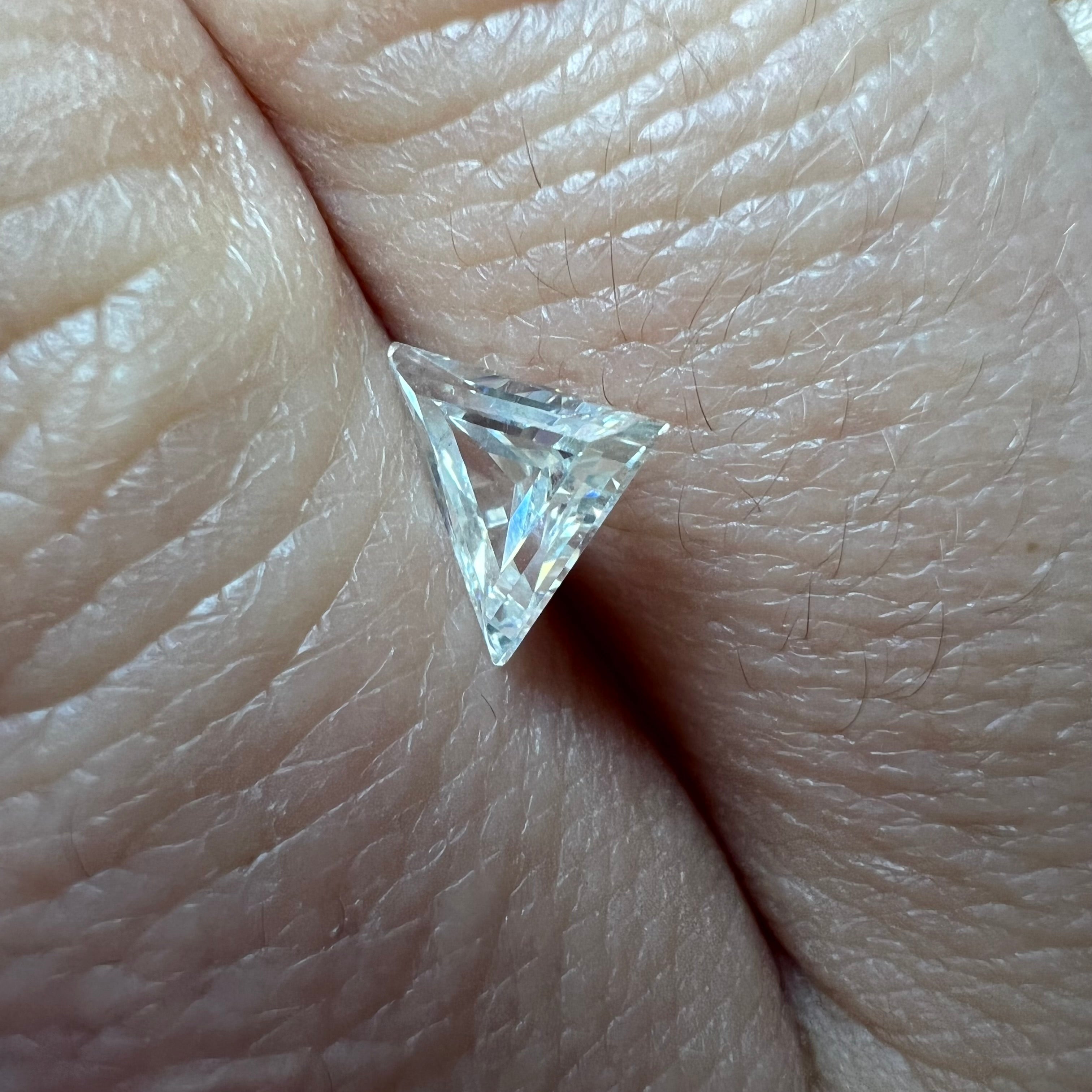 .65CT Trillion Cut Diamond J/K VS2 7.14x6.15mm Natural Earth mined