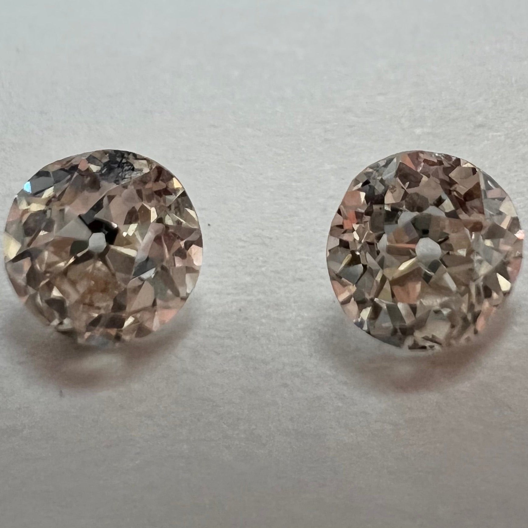 .84CT Old Mine Cut Diamond Vs2/SI1 4.50mm Natural Earth mined