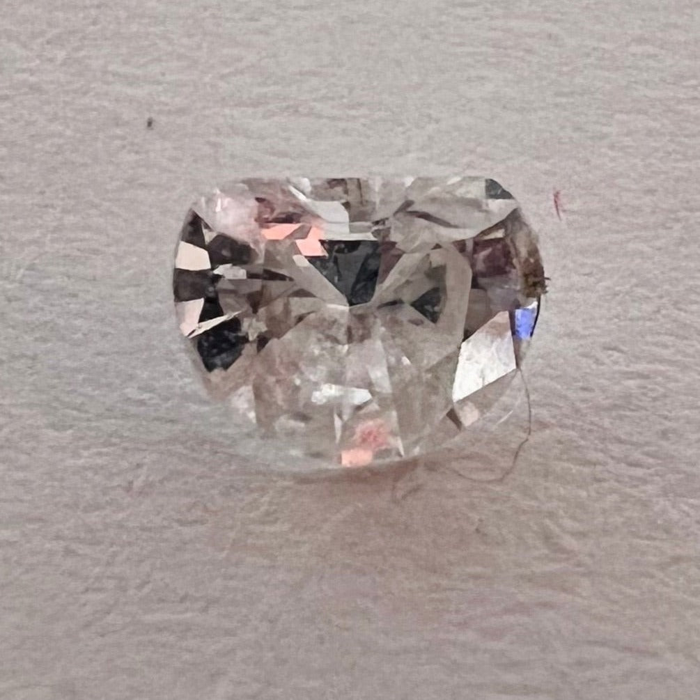 .14CT Half Moon Cut Diamond H/I SI1 3.68x2.95mm Natural Earth mined
