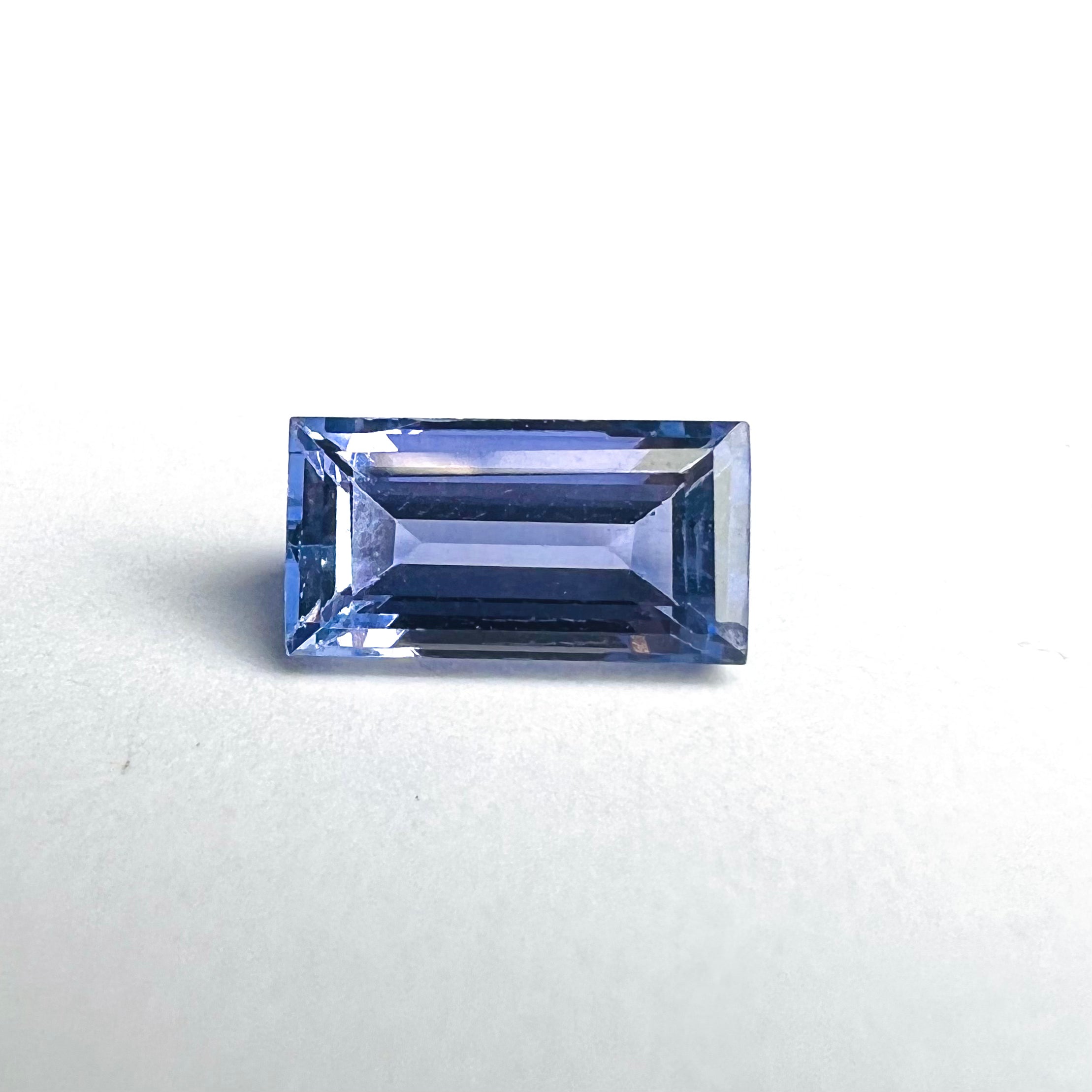 2.44CTW Loose Natural Baguette Cut Tanzanite 9.95x5.21x4.56mm Earth mined Gemstone
