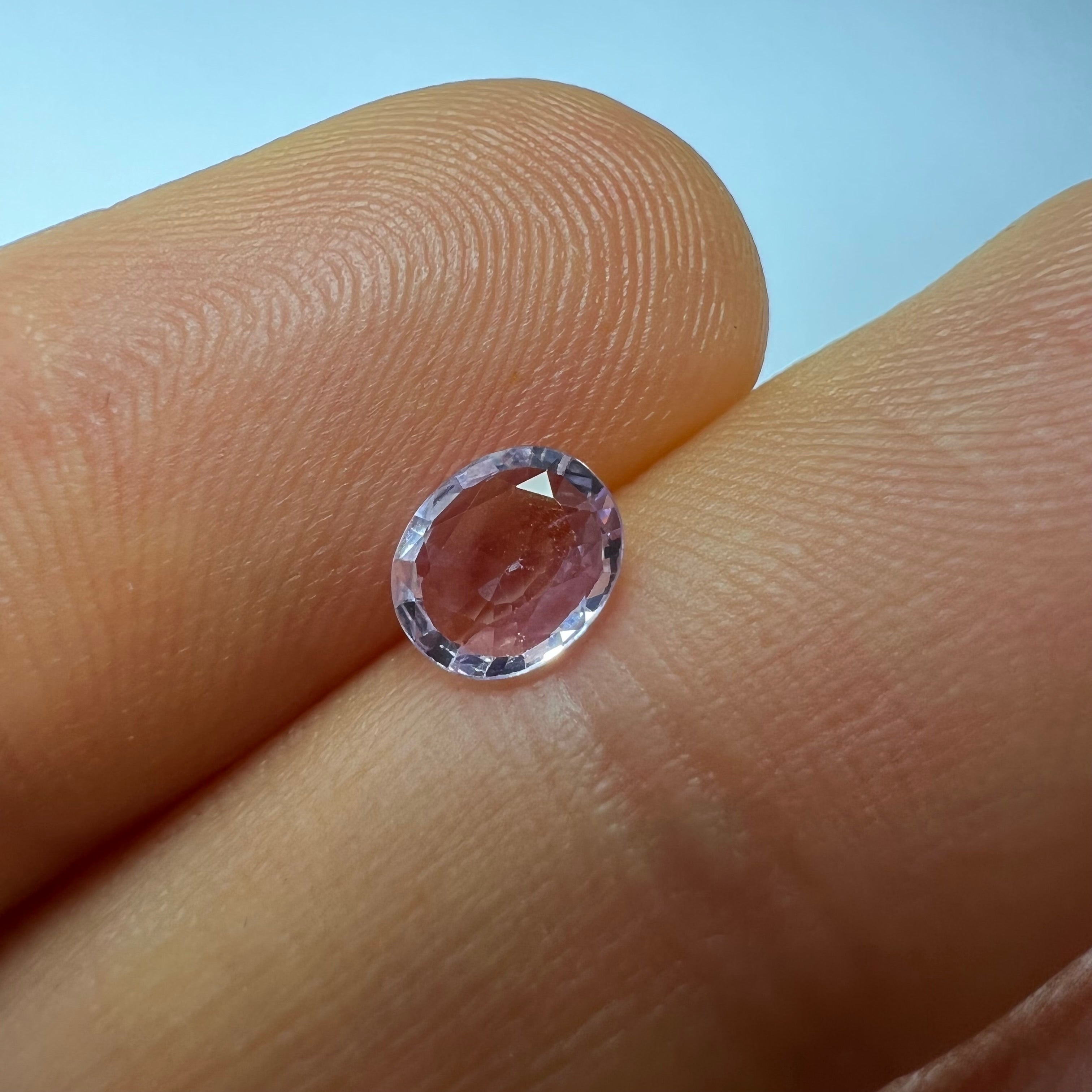 .56CT Loose Cotton Candy Pink Sapphire 5.84x4.96x1.98mm Earth mined Gemstone