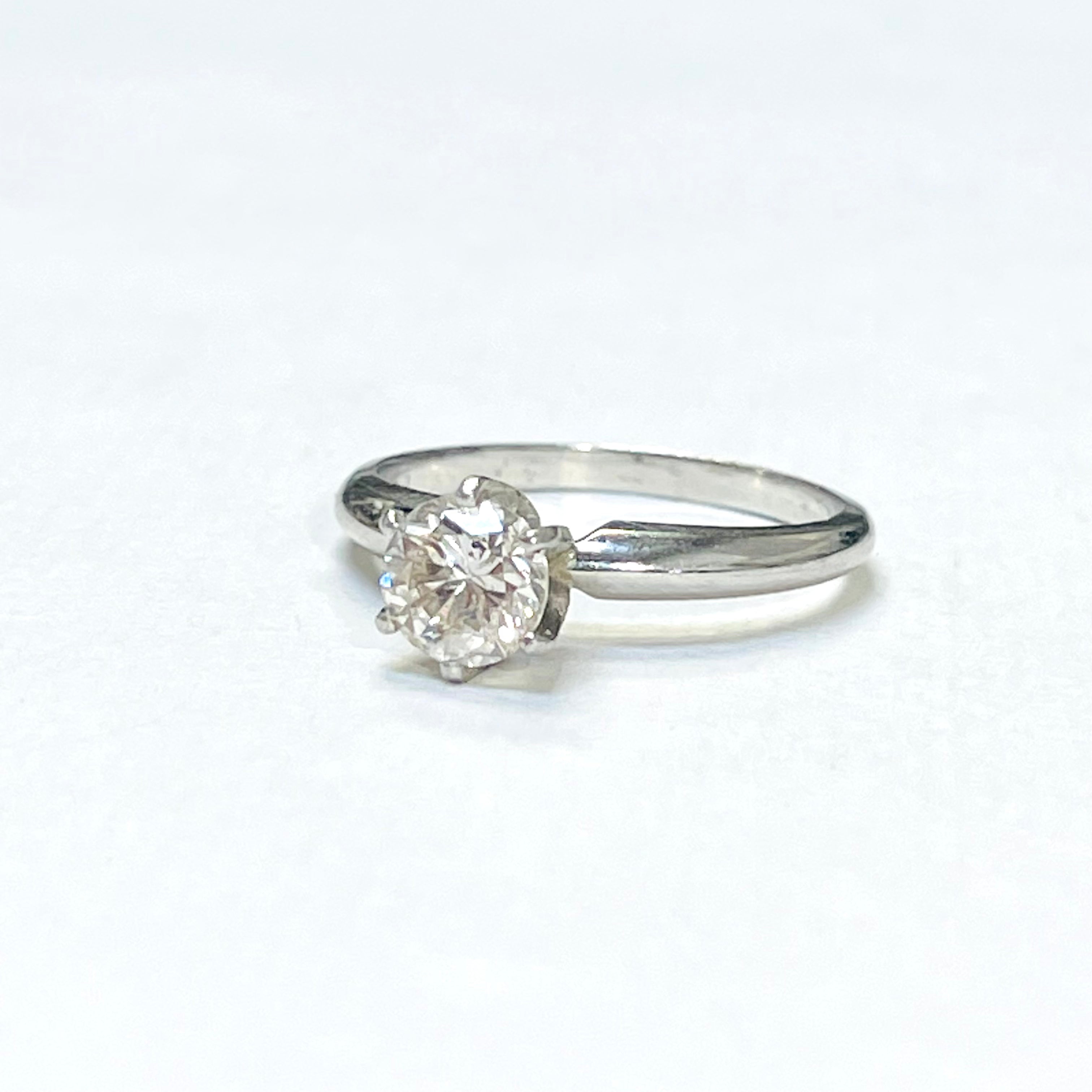 .72CT Diamond Solitaire Ring in Platinum Size 6