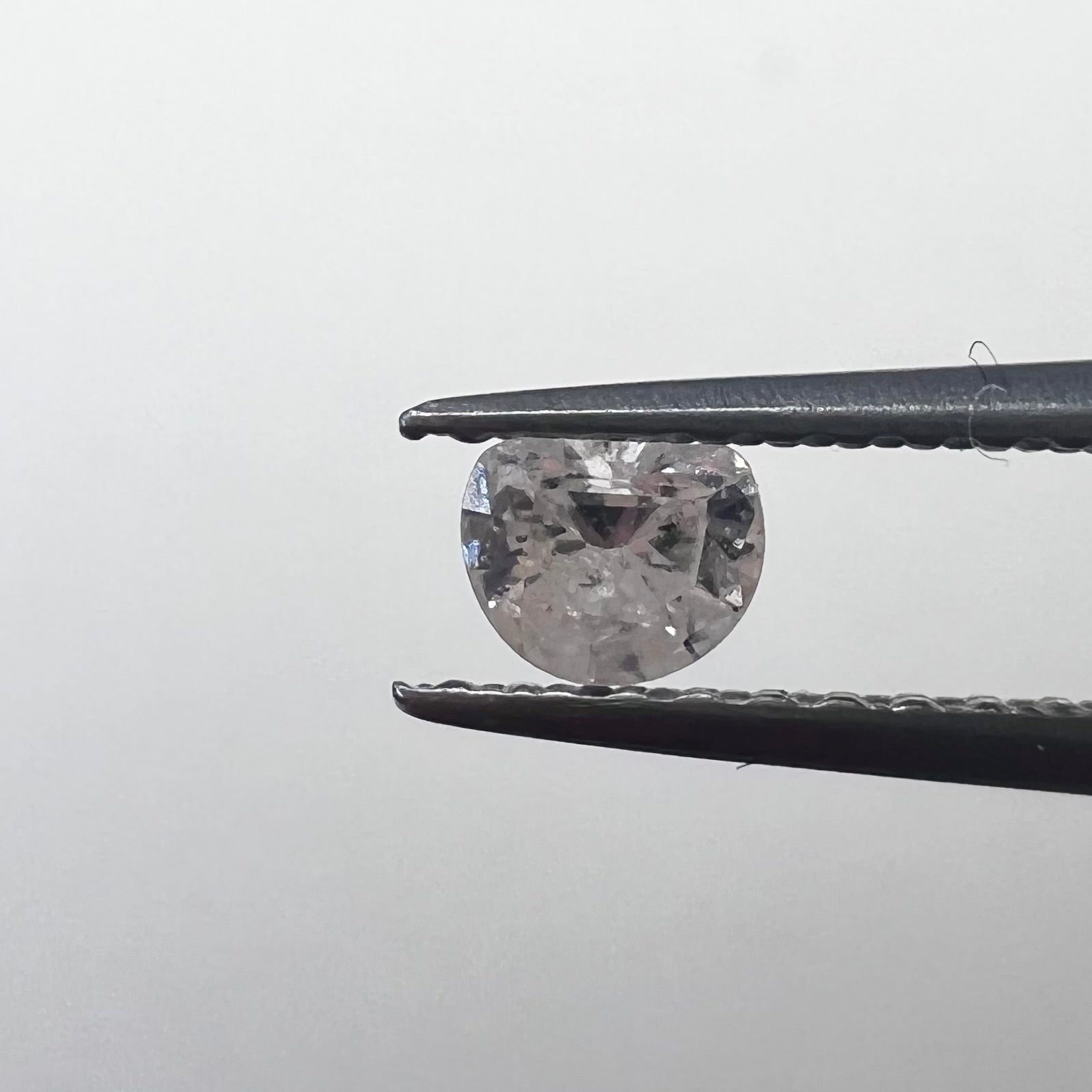 .14CT Half Moon Cut Diamond H/I SI1 3.68x2.95mm Natural Earth mined