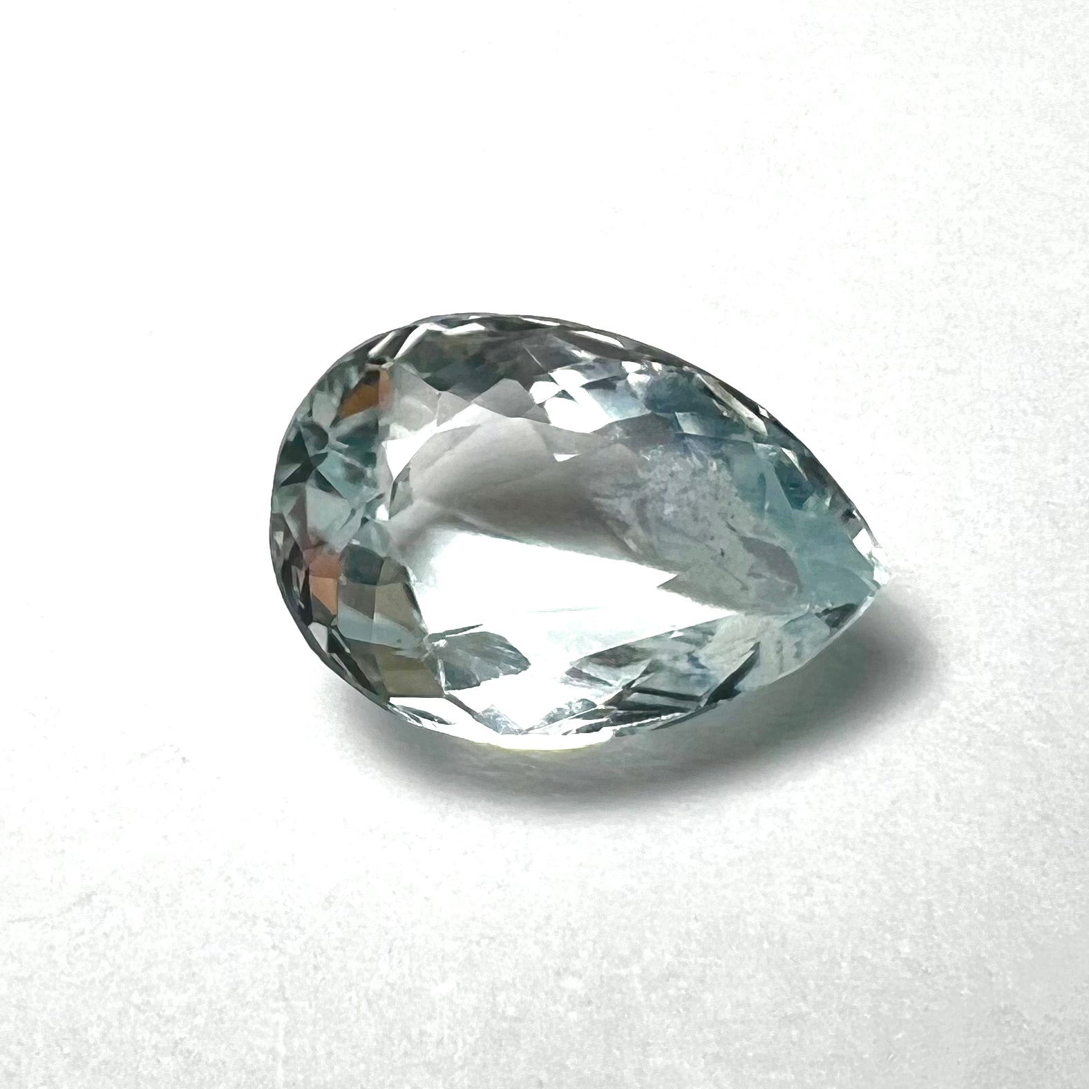 3CTW Loose Natural Aquamarine 12x8x5mm Earth mined Gemstone