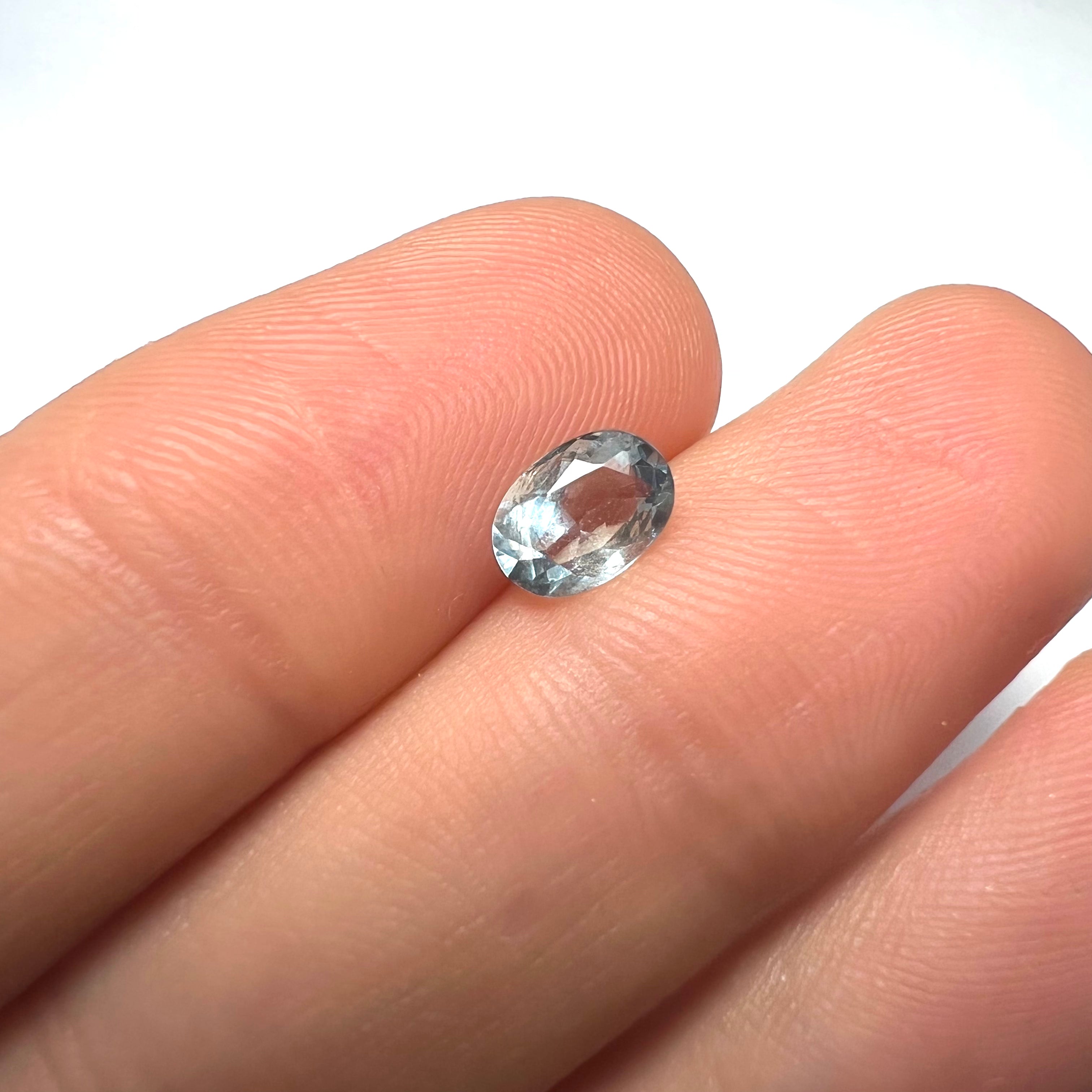 .78CT Loose Natural Aquamarine 6x5x3mm Earth mined Gemstone