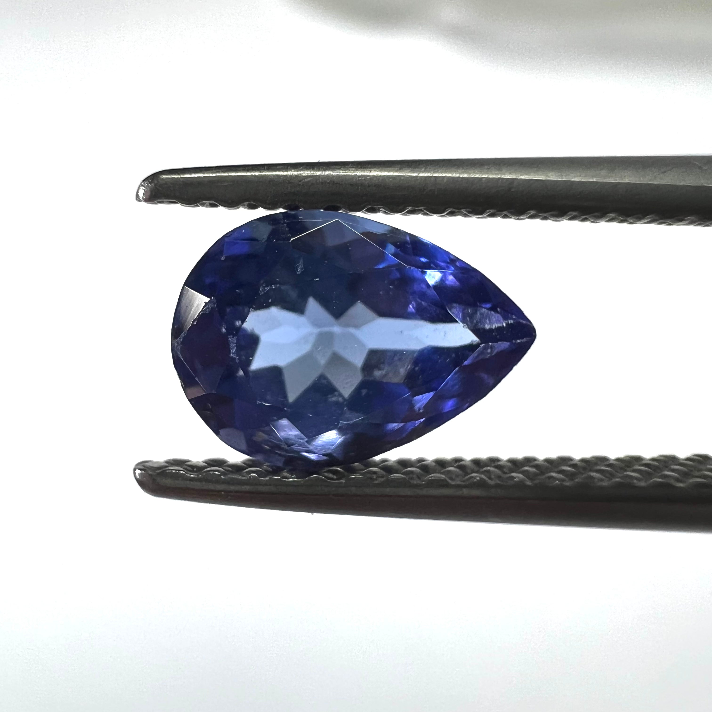 1.06CTW Loose Natural Pear Cut Tanzanite 7.74x5.50x3.80mm Earth mined Gemstone