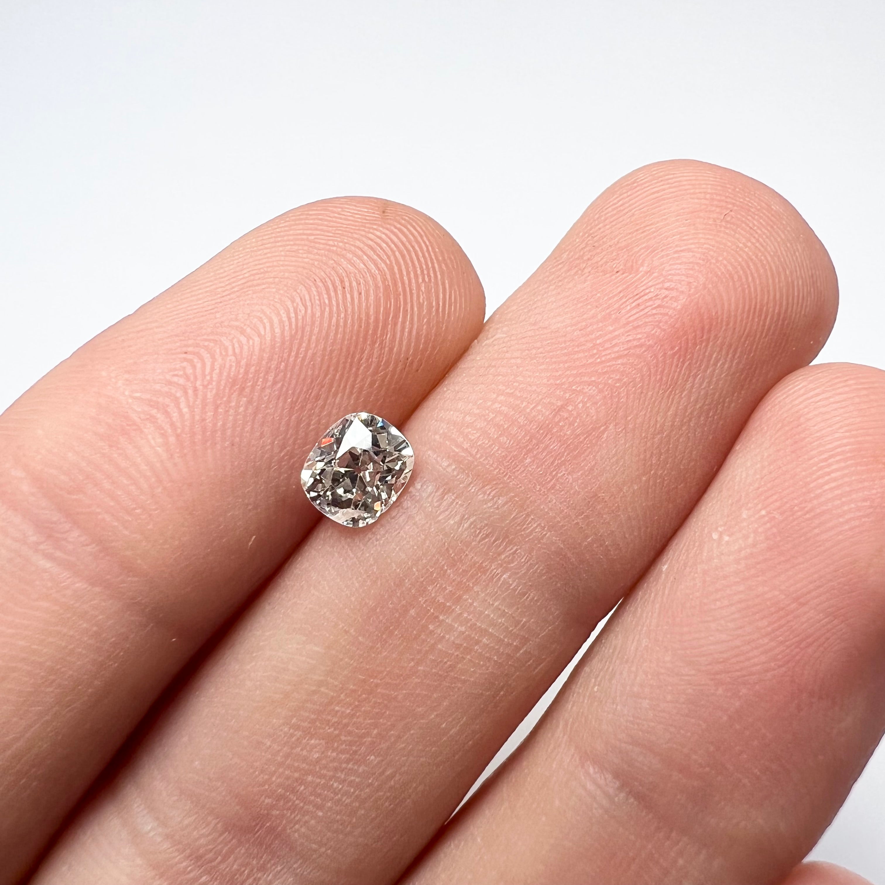 .60CT Old Mine Brilliant Diamond I I2 5.52x4.81x3.28mm Natural Earth mined