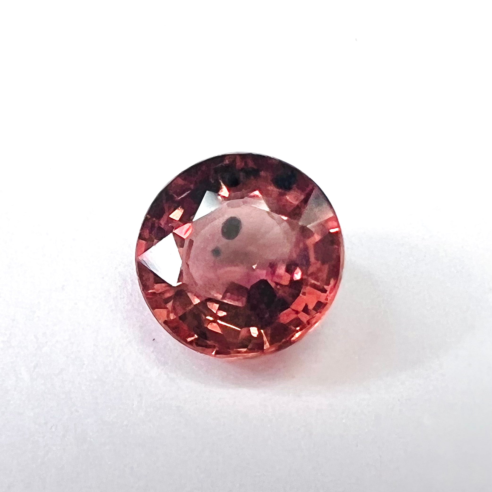 .60CT Loose Round Red Sapphire 4.84x3.03mm Earth mined Gemstone