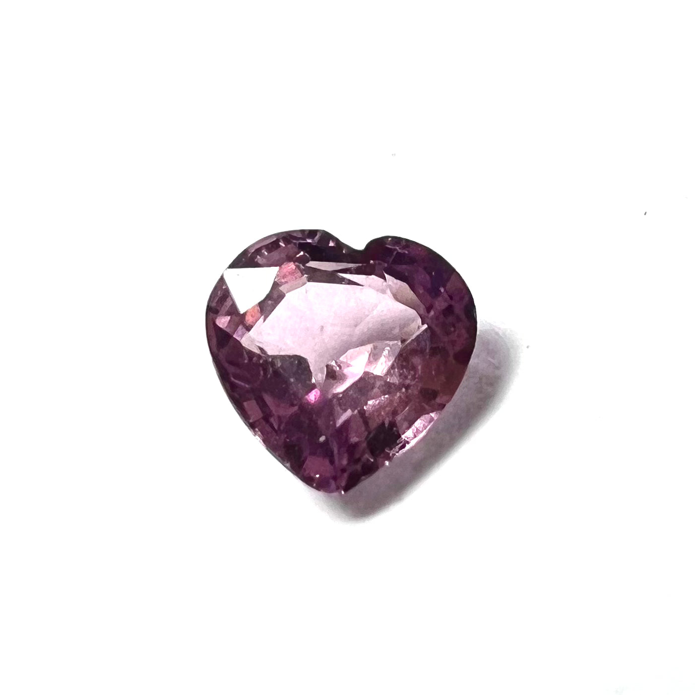 .35CT Loose Heart Purple Sapphire 4.02x4.01x2mm  Earth mined Gemstone