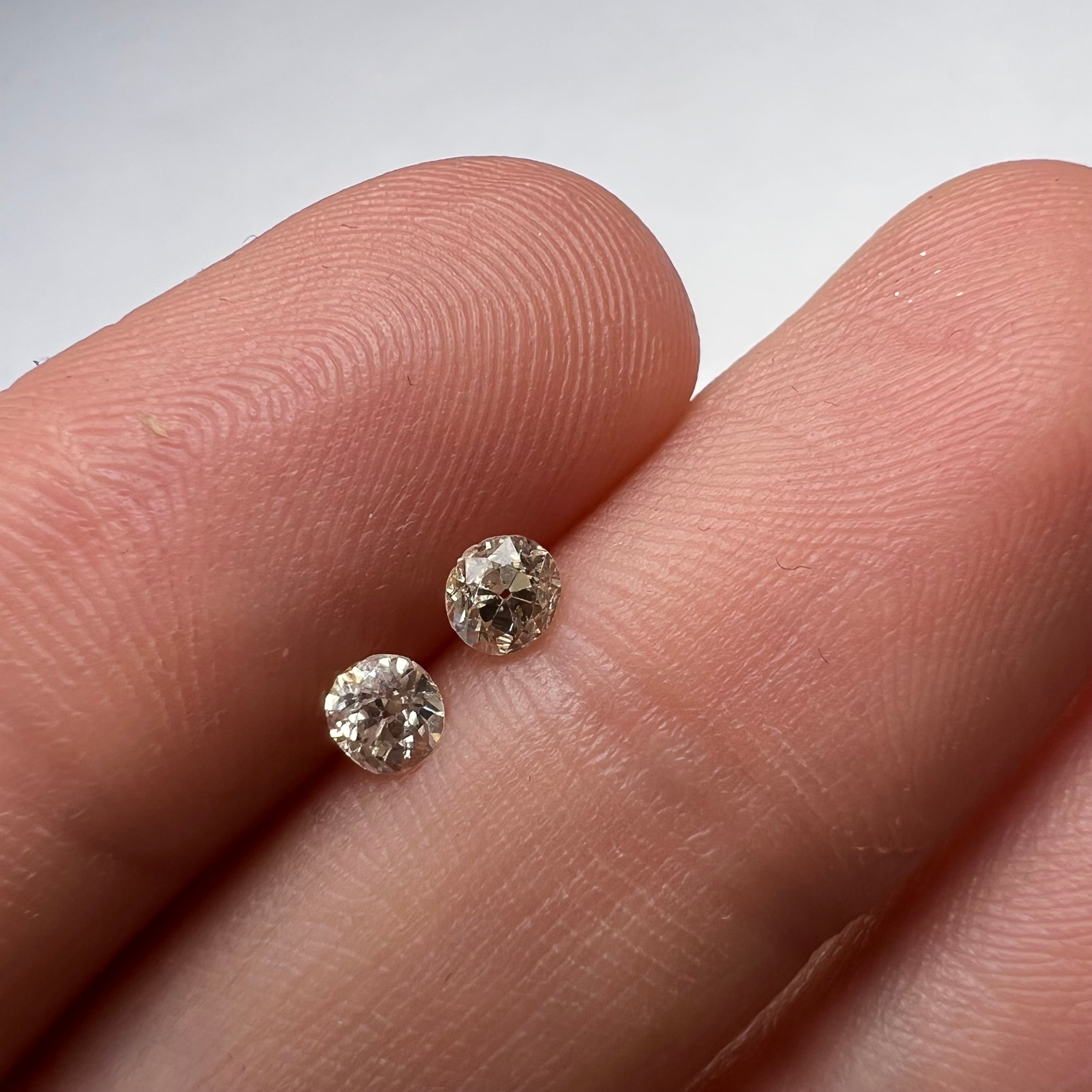 .42ctw Old Mine Cut Diamond K/L VS2,I1 3.8mm Natural Earth mined