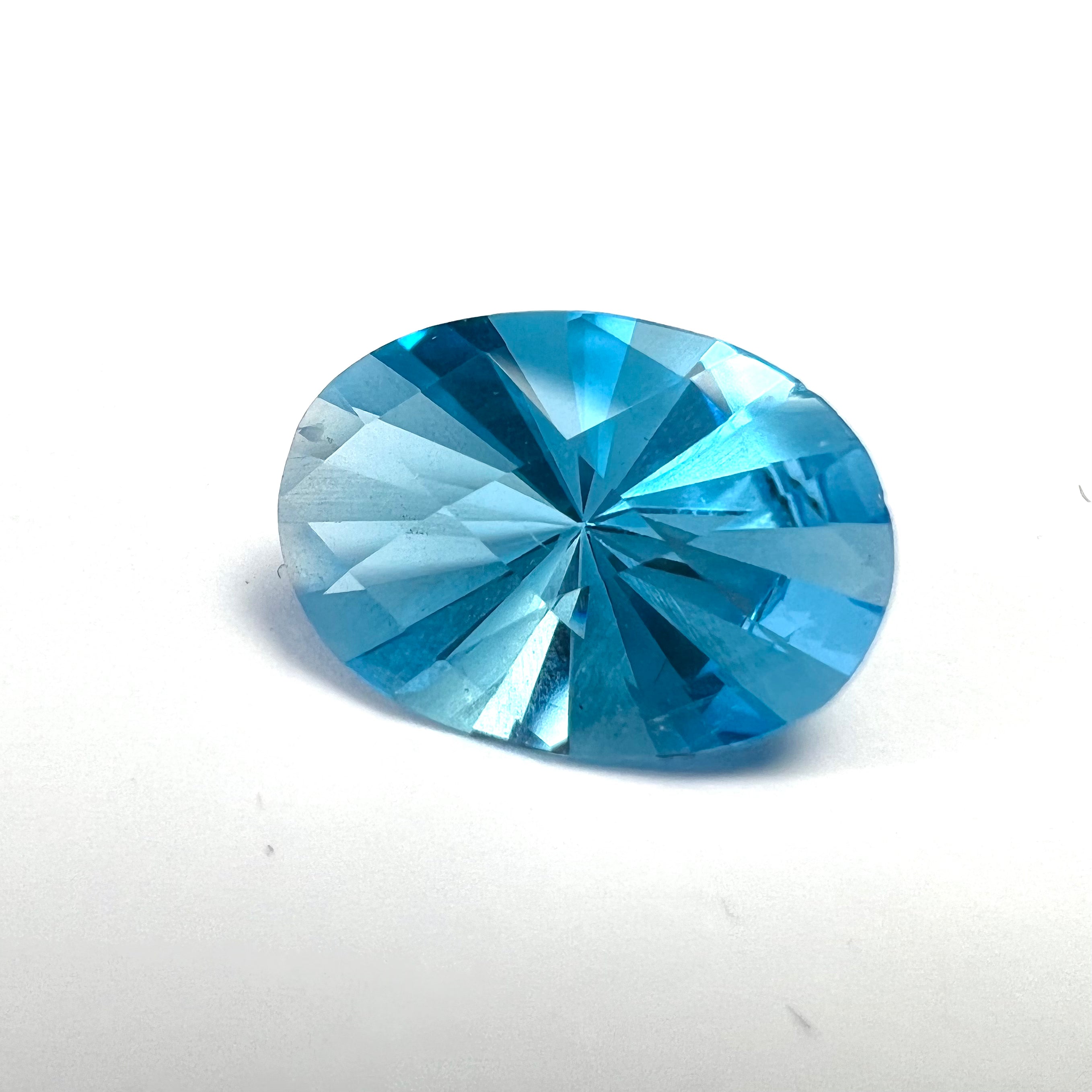 5.66CTW Loose Natural Oval Cut Topaz 10.1x14.9x6.9mm Earth mined Gemstone