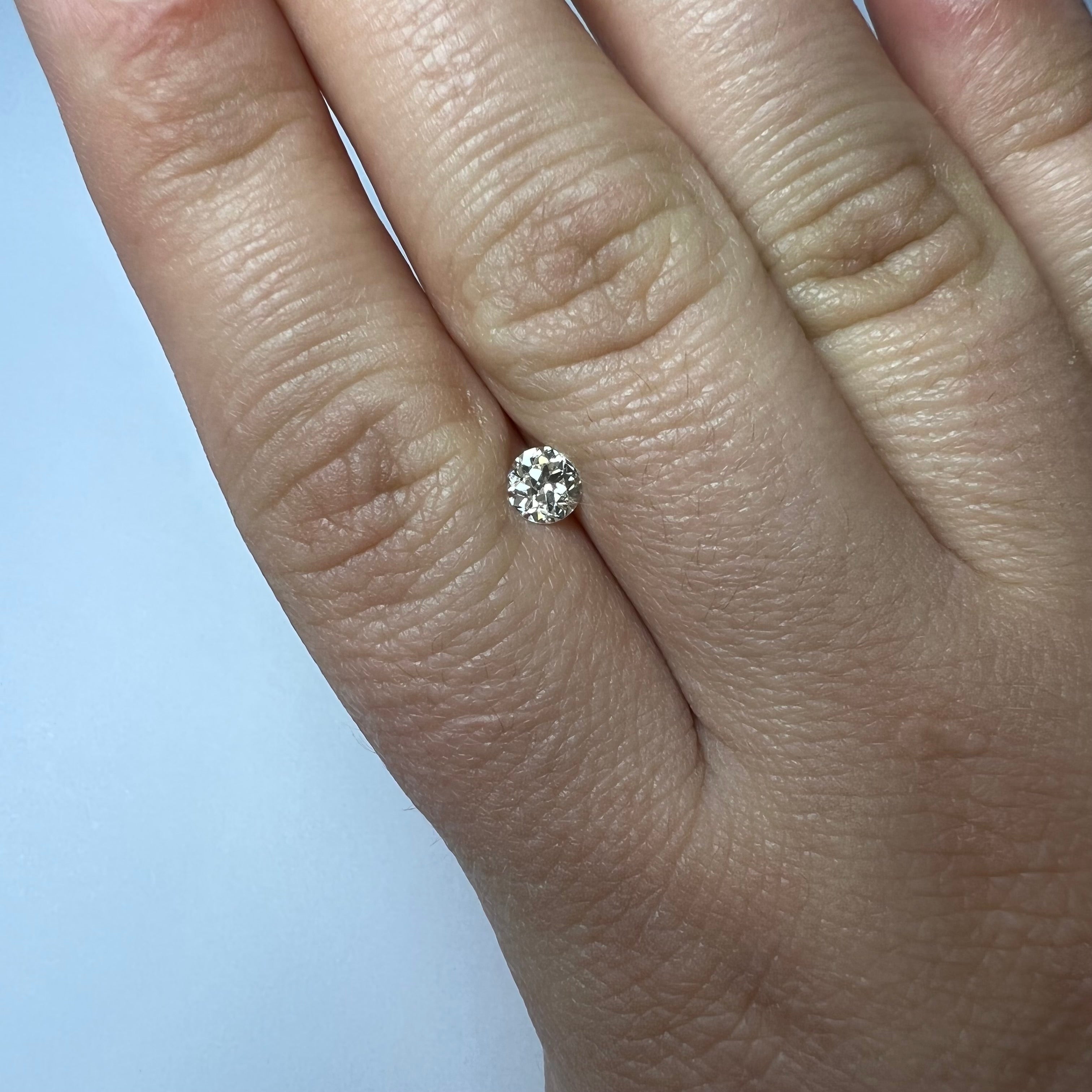.49CT Circular Brilliant Diamond K VS1 4.85-4.97x3.17mm Natural Earth mined