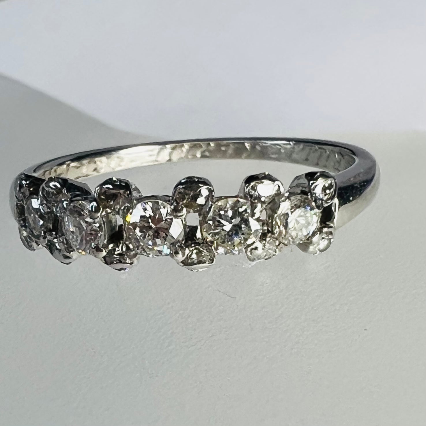 Antique Platinum Diamond .43ctw Ring Size 6