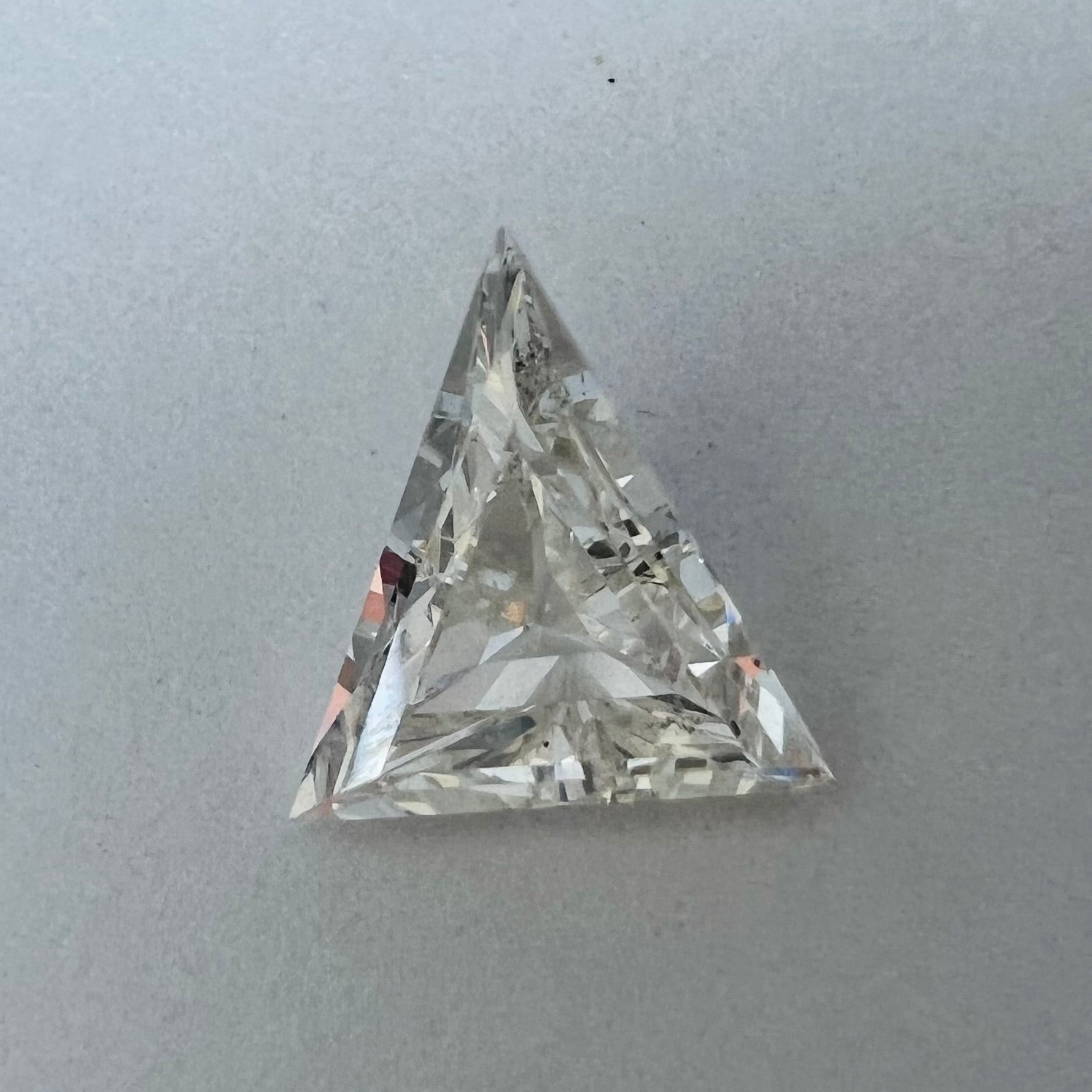 .65CT Trillion Cut Diamond J/K VS2 7.14x6.15mm Natural Earth mined