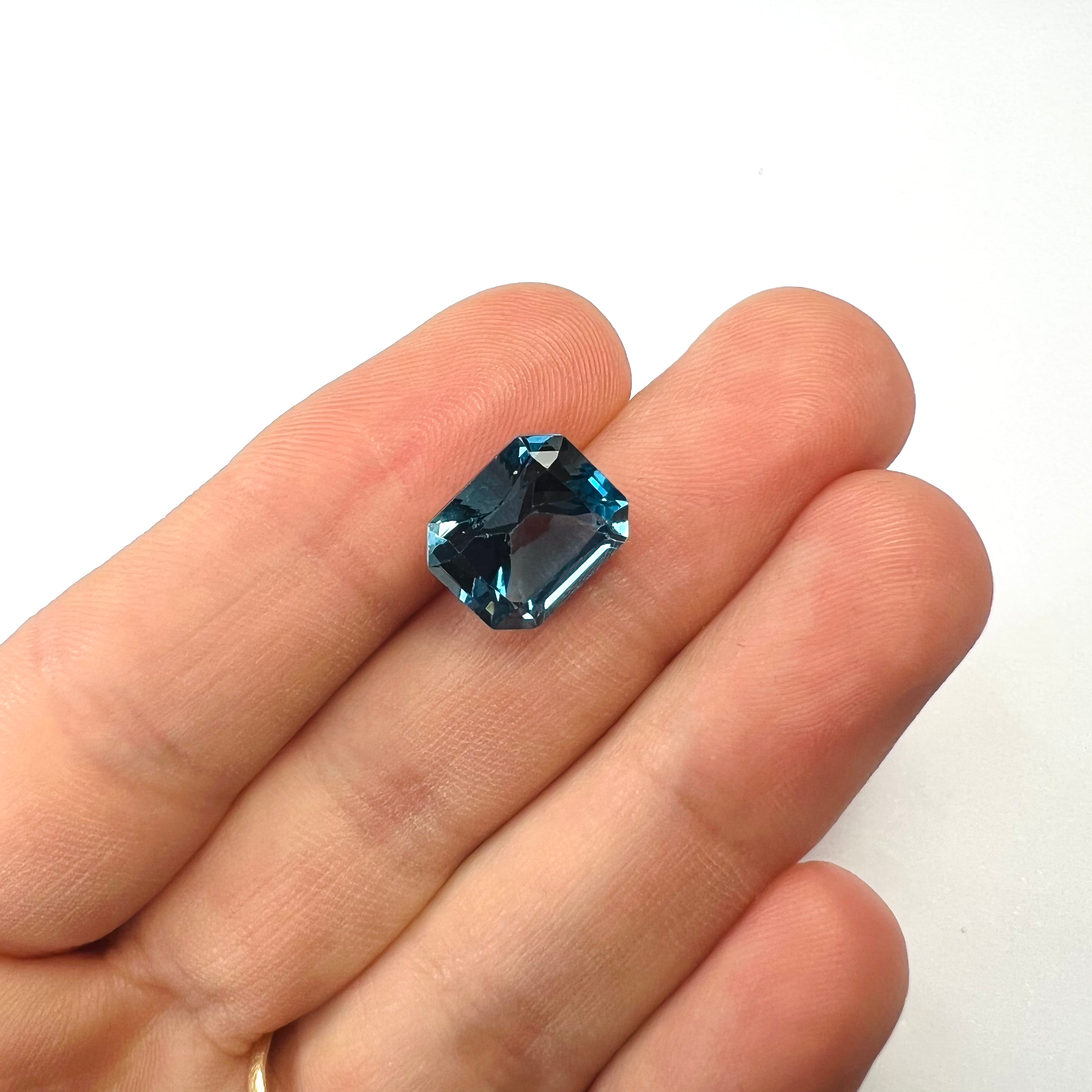 7CTW Loose Natural Octagon Cut Topaz 12x10x7.2mm Earth mined Gemstone