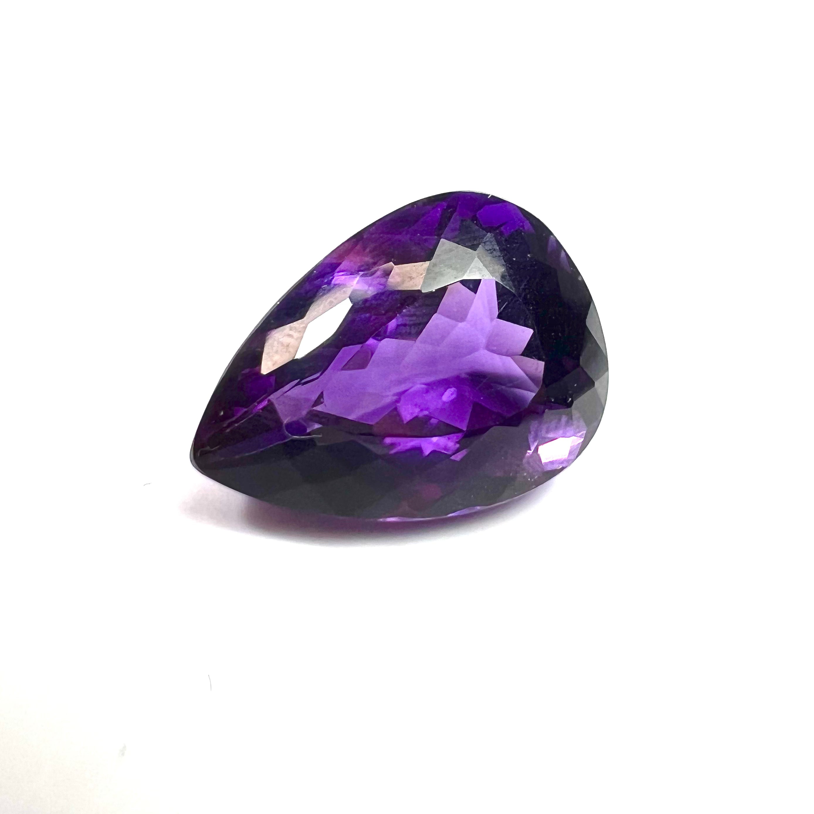 20.55CTW Loose Natural Oval Cut Amethyst 20.8x15.3x12.25mm Earth mined Gemstone