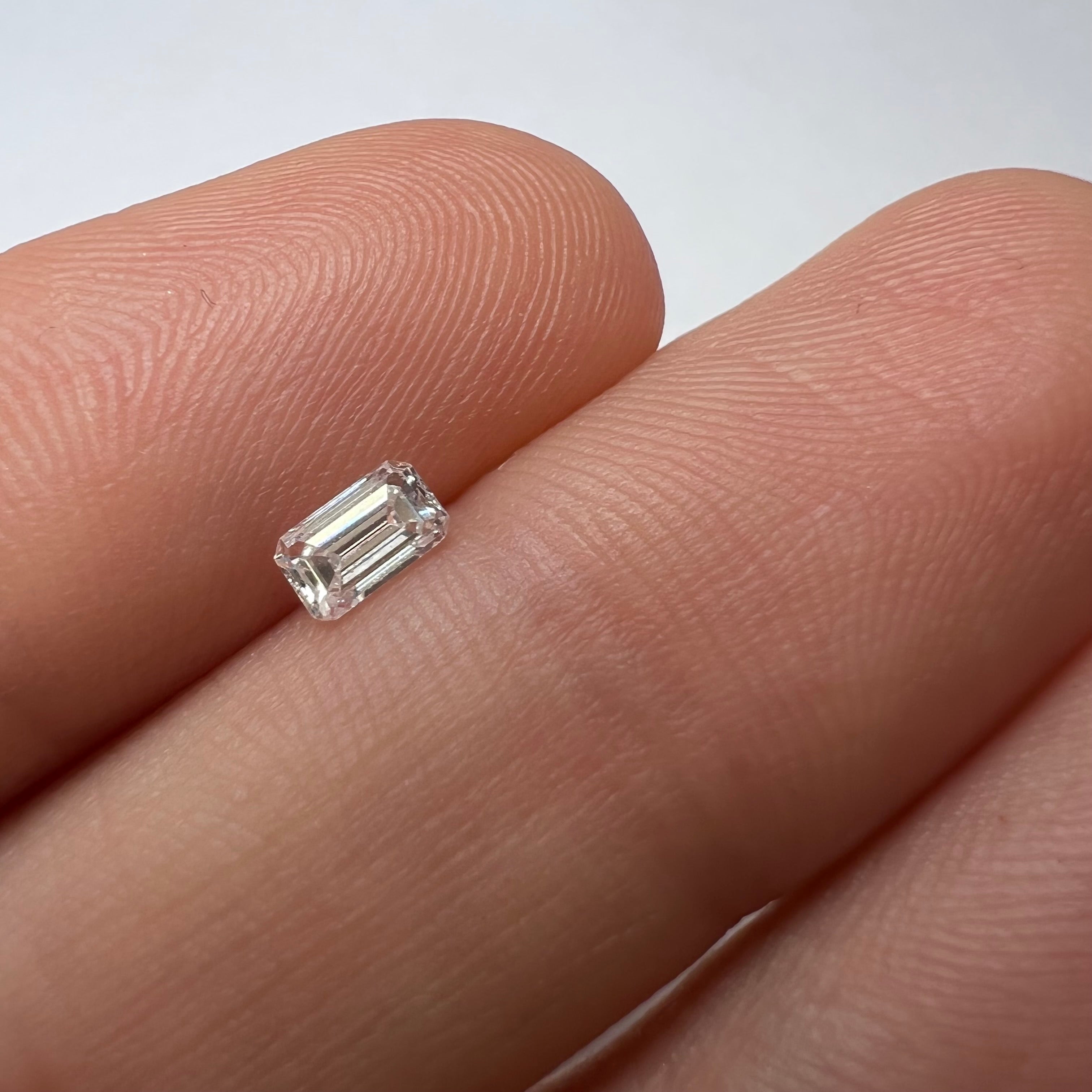 .27CT Emerald Cut Diamond F SI1 4.85x2.91x1.99mm Natural Earth mined