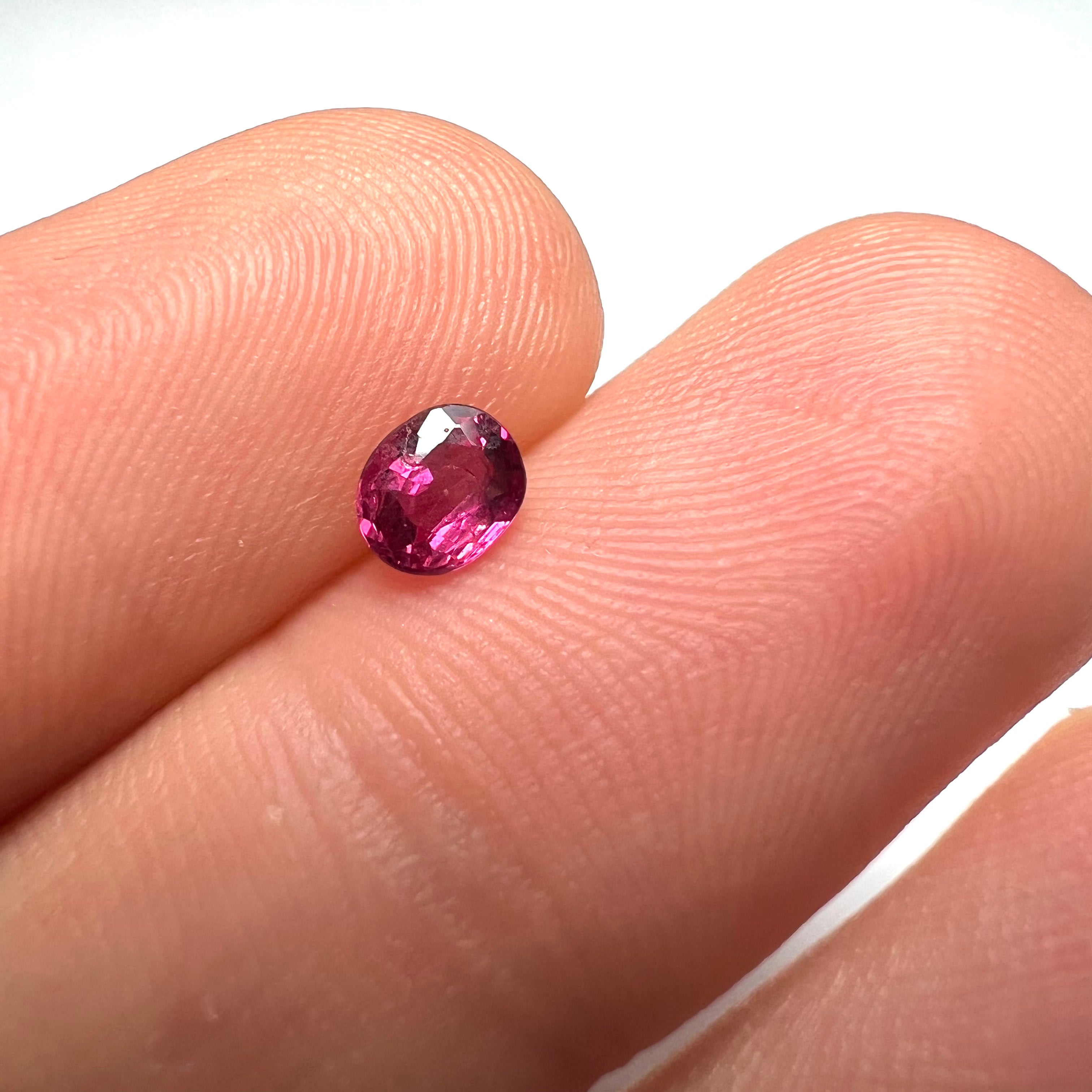 .40CT Loose Natural Oval Ruby 4.2x4x1.5mm Earth mined Gemstone