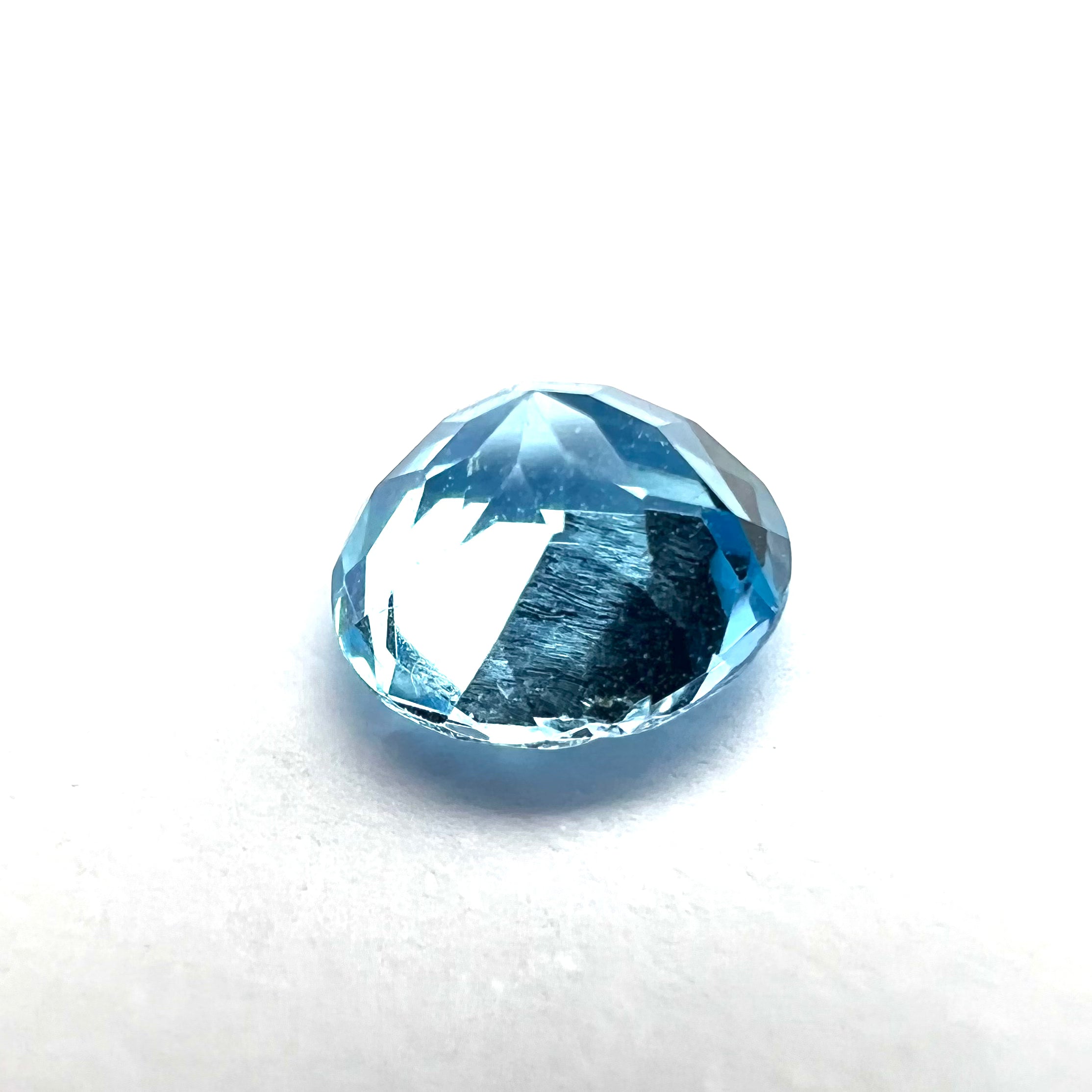 1CTW Loose Natural Round Cut Topaz cEarth mined Gemstone