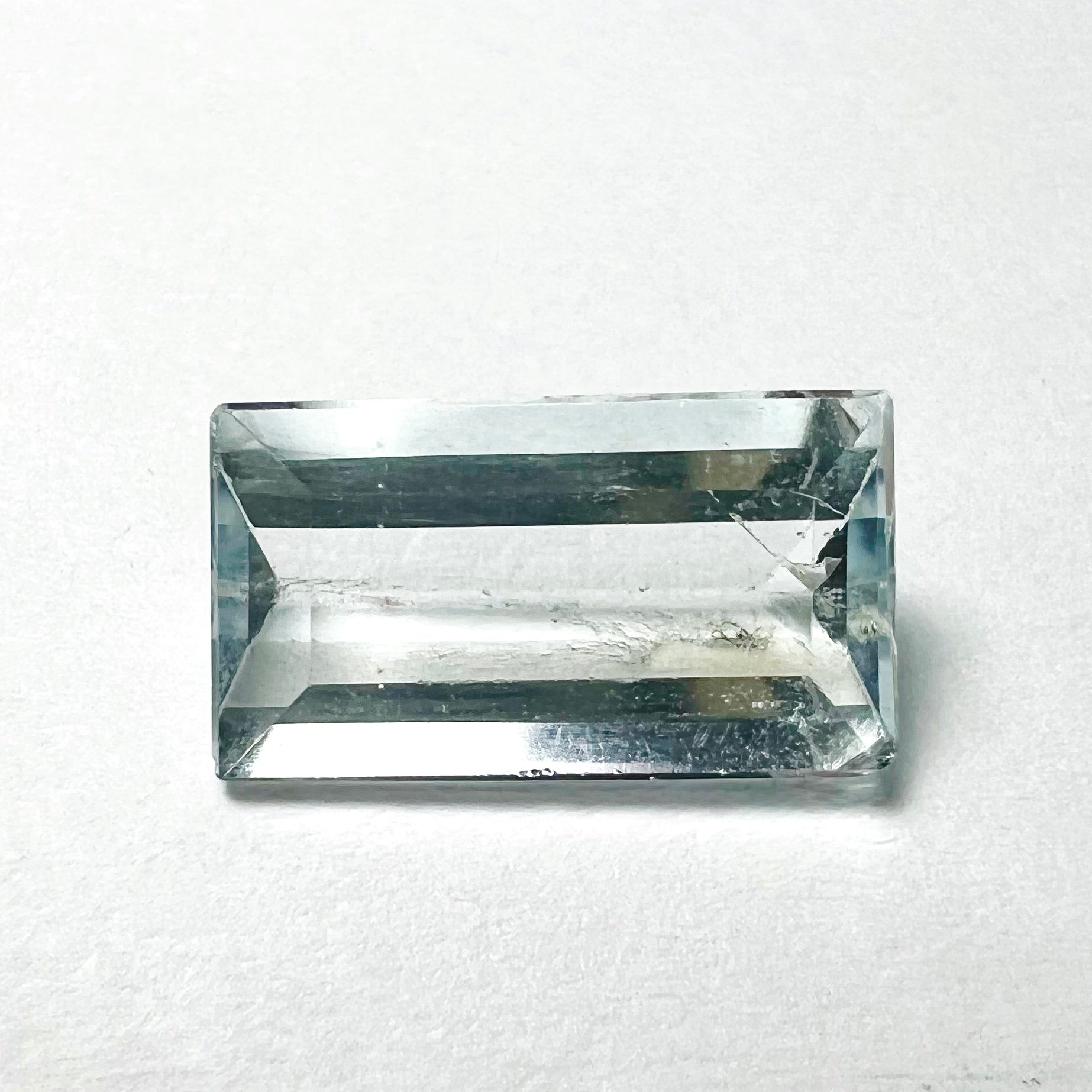 2.3CTW Loose Natural Aquamarine 11x6x3mm Earth mined Gemstone