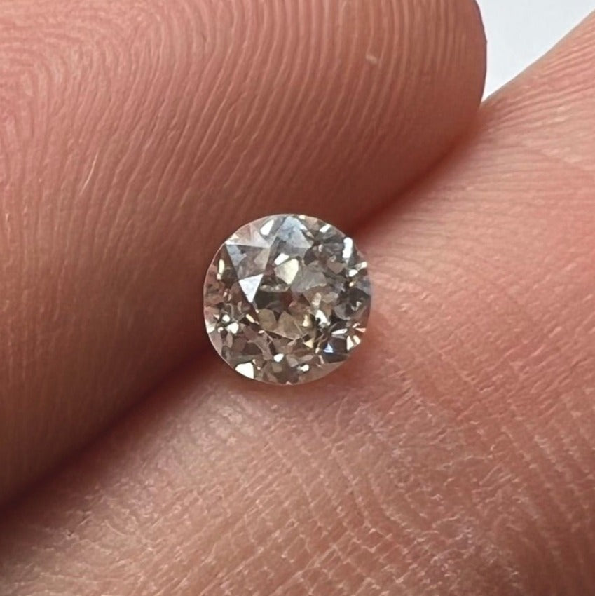 .58CT Old Mine Cut Diamond J I1 5.05x4.93x3.5mm Natural Earth mined