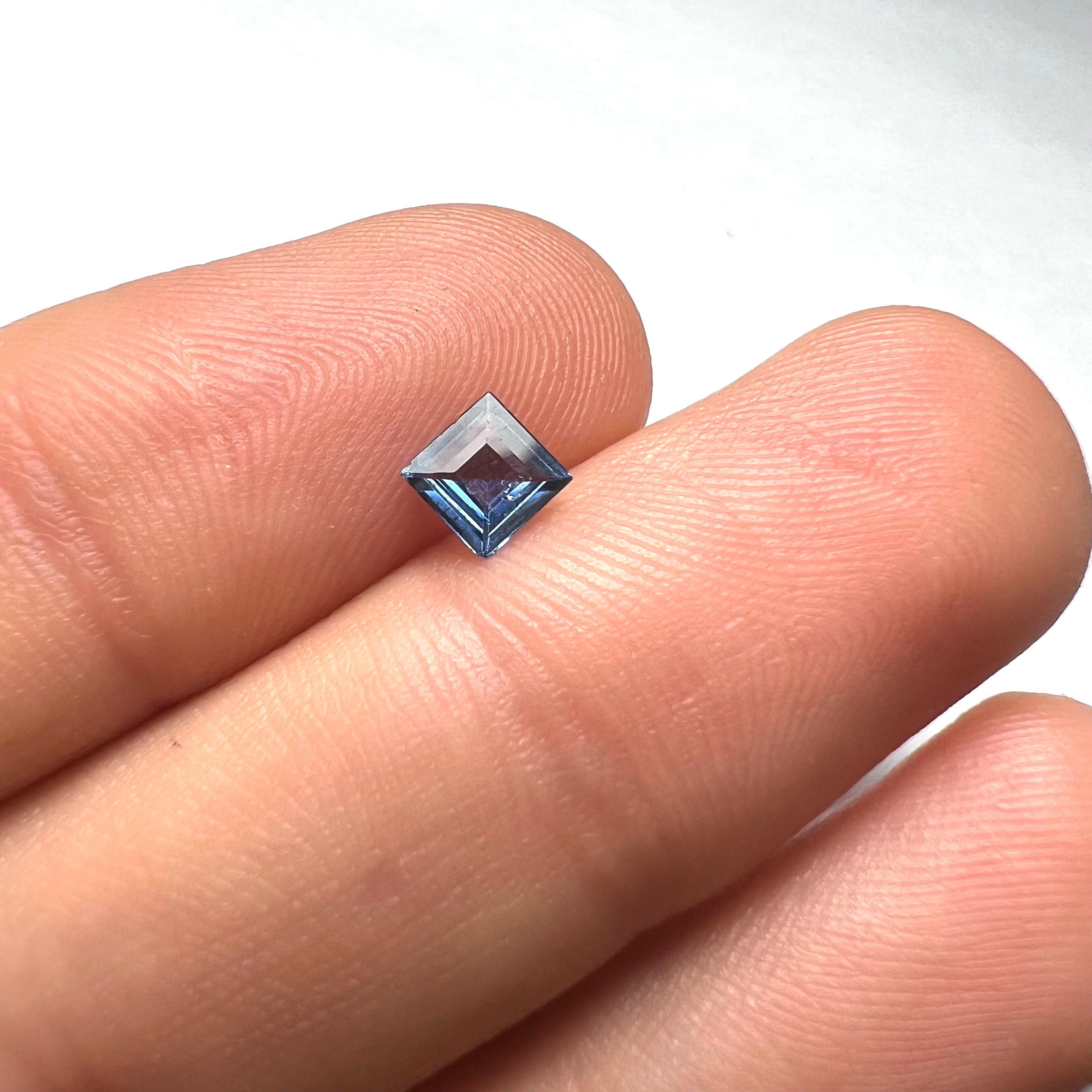 .40CT Loose Blue Emerald Cut Sapphire 4x2mm Earth mined Gemstone