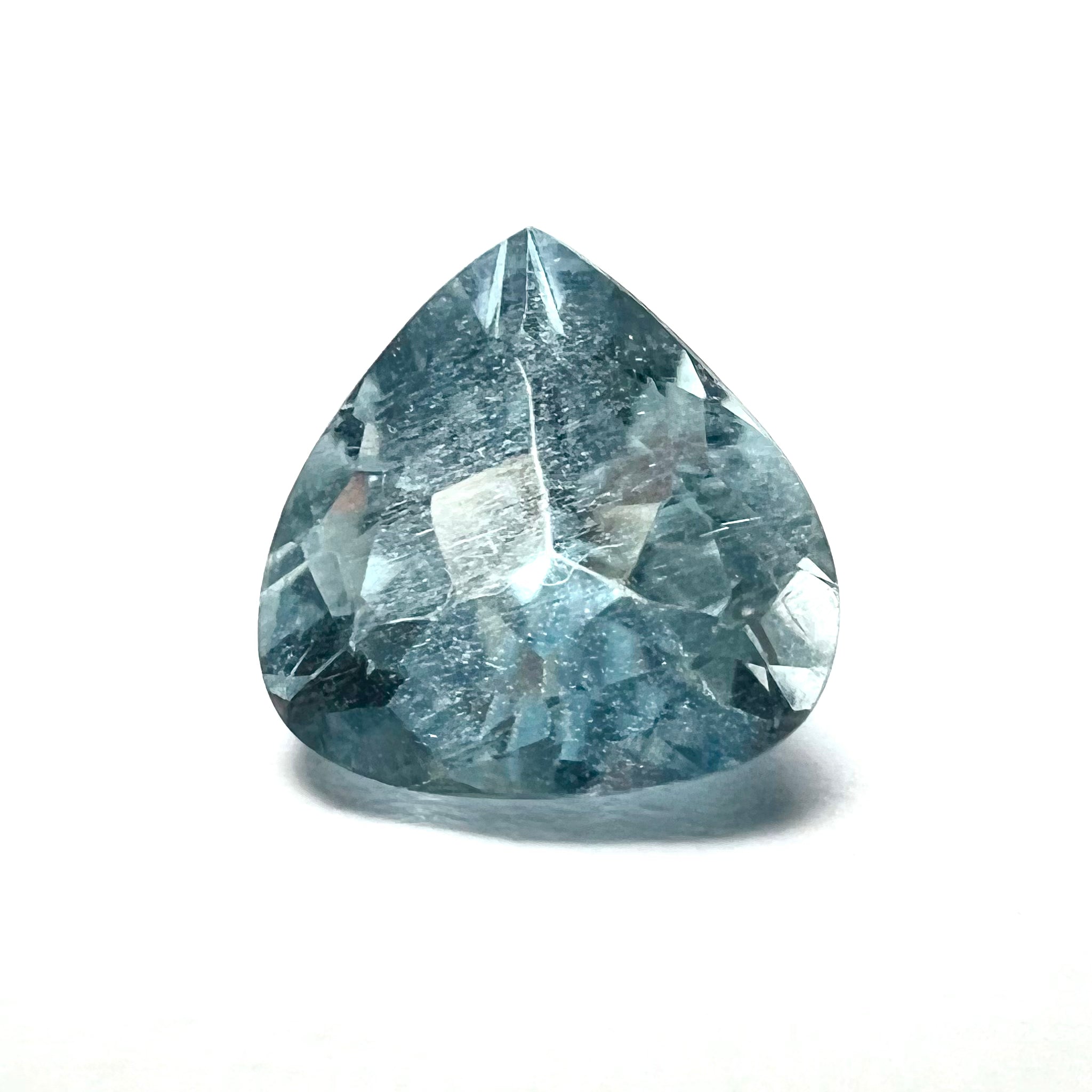 1.07CT Loose Natural Aquamarine 7x7x4mm Earth mined Gemstone