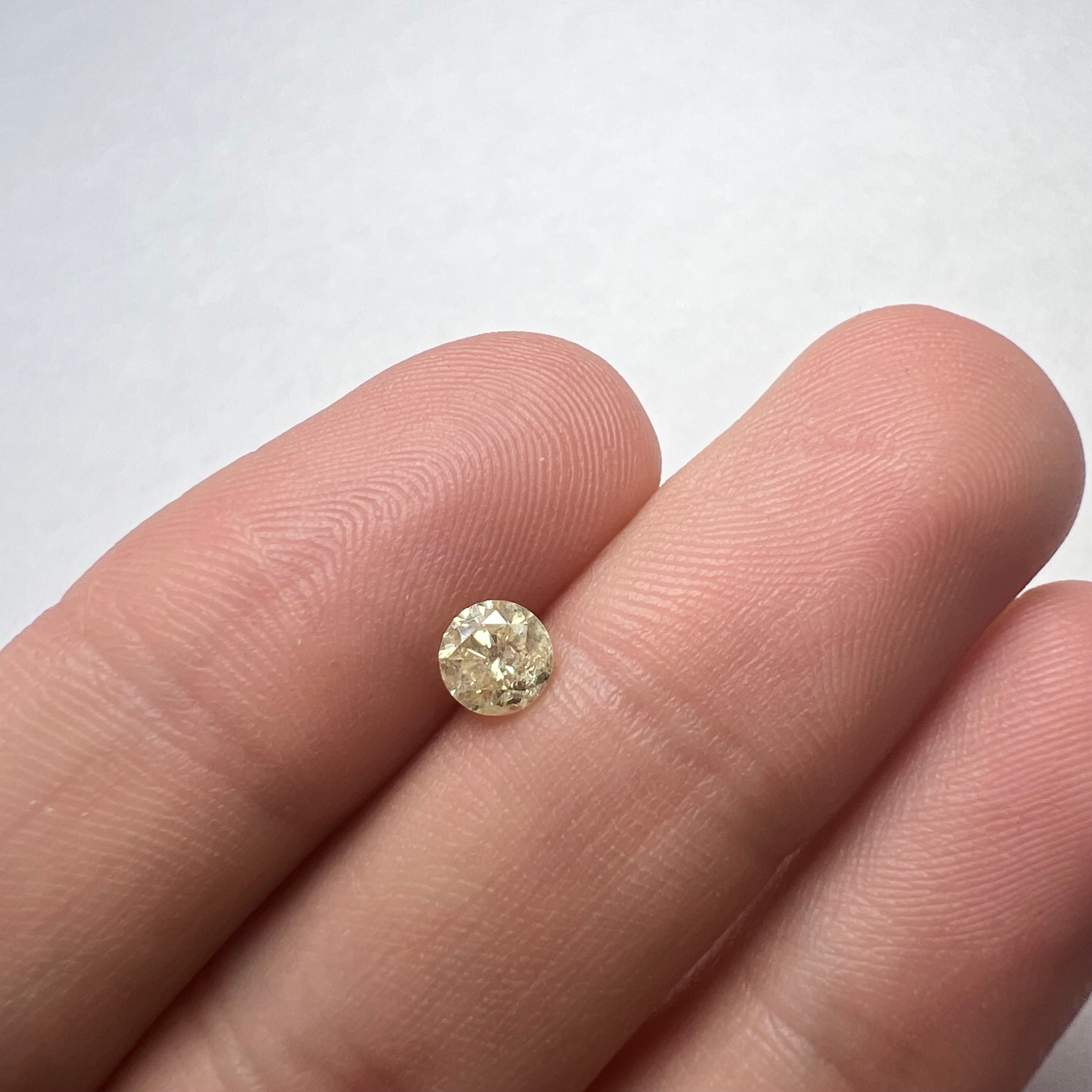 .56CT Brilliant Round Diamond P I1 4.93x3.30mm Natural Earth mined