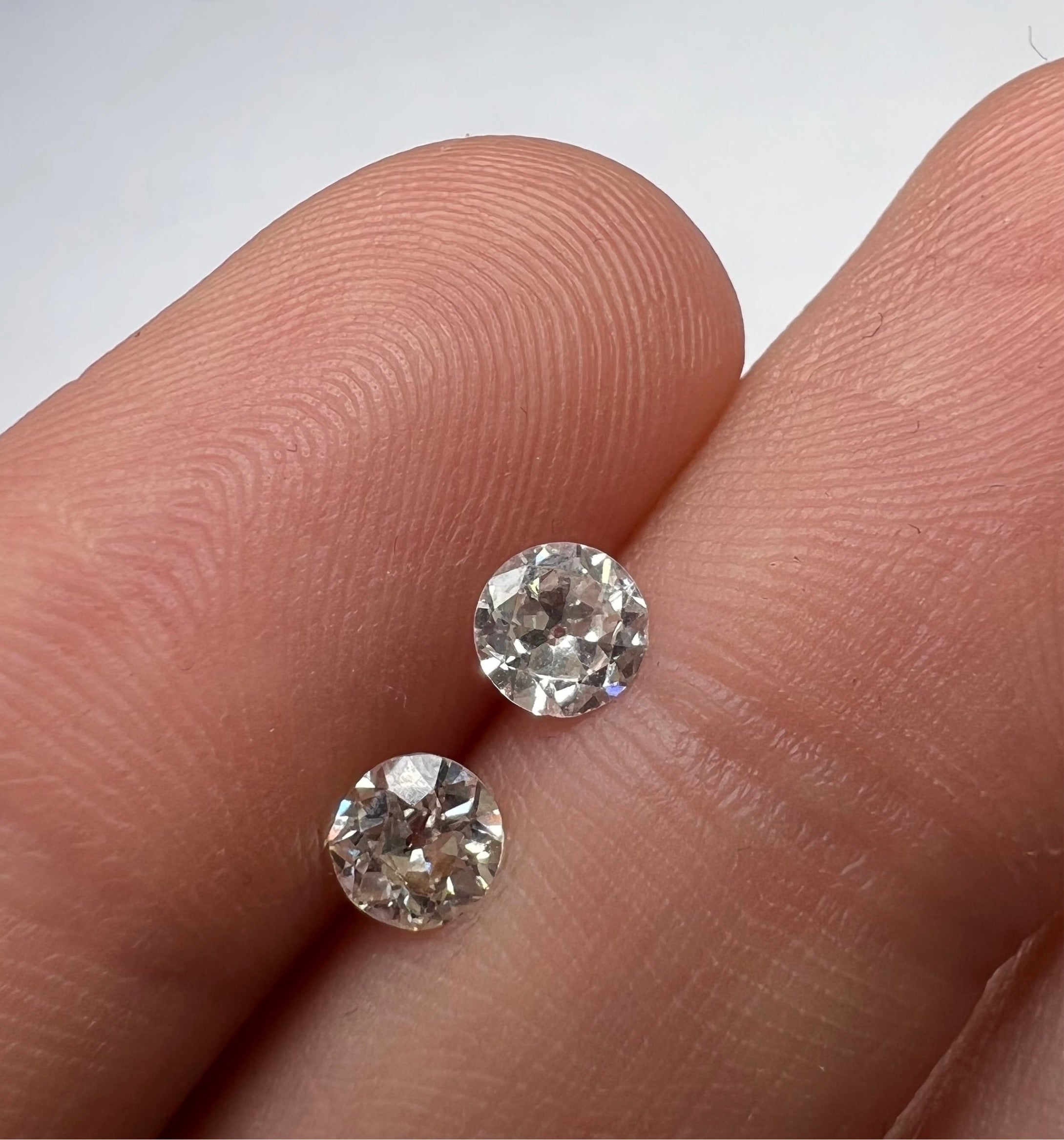 .66CTW Old Mine Cut Diamond H/I SI2 5mm Natural Earth mined