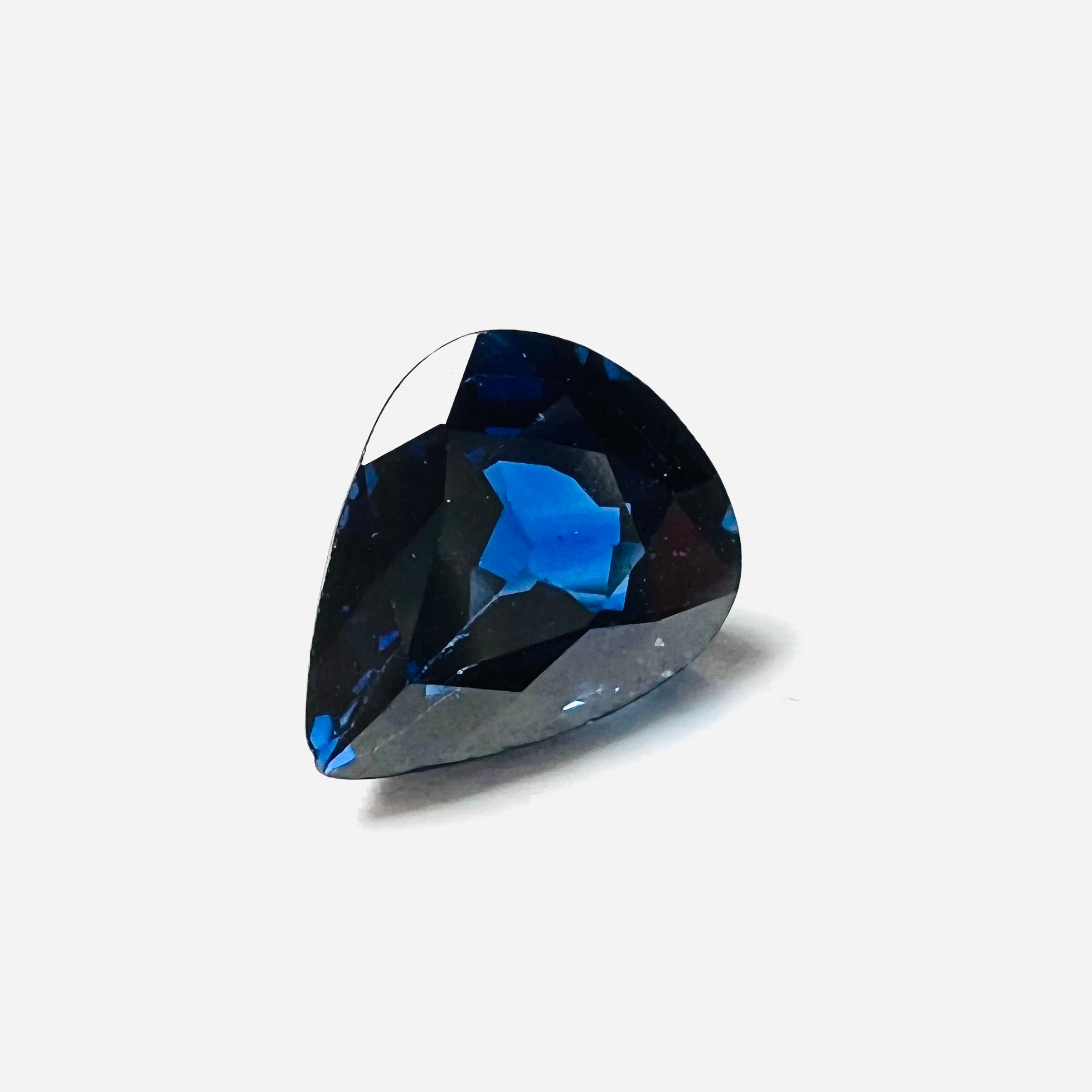 .78CT Loose Blue Pear Sapphire 6x5x3mm Earth mined Gemstone