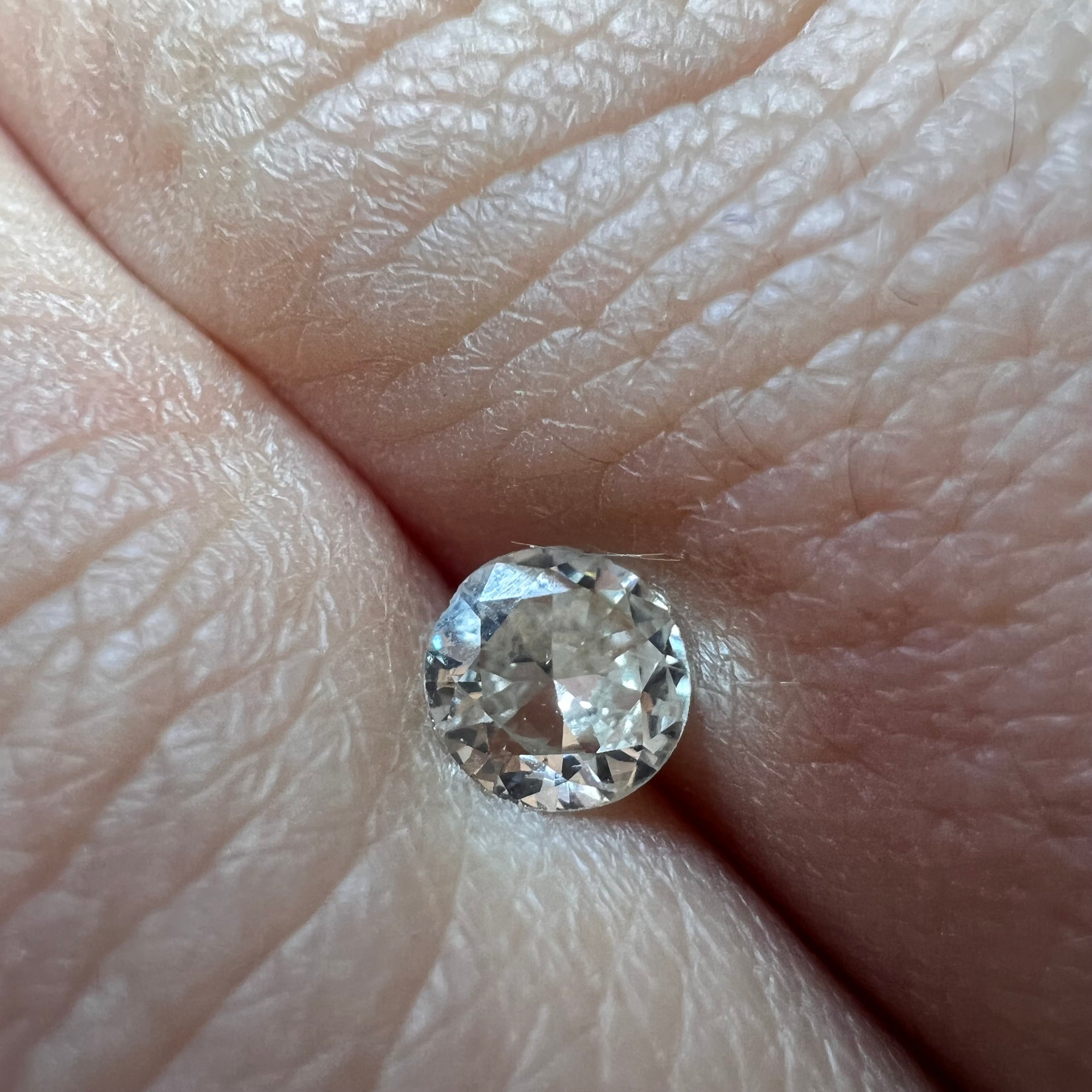.32CT Old Mine Cut Diamond K VS2 4.67x2.27mm Natural Earth mined
