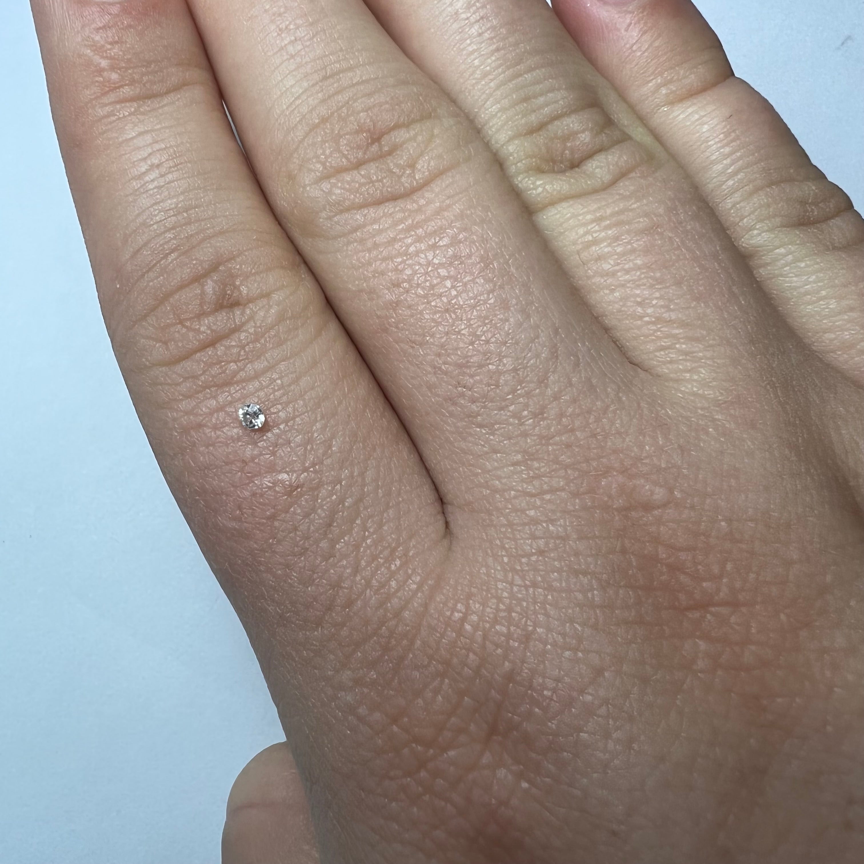 .035CT Old Mine Cut Diamond K I3 2.21x1.30mm Natural Earth mined