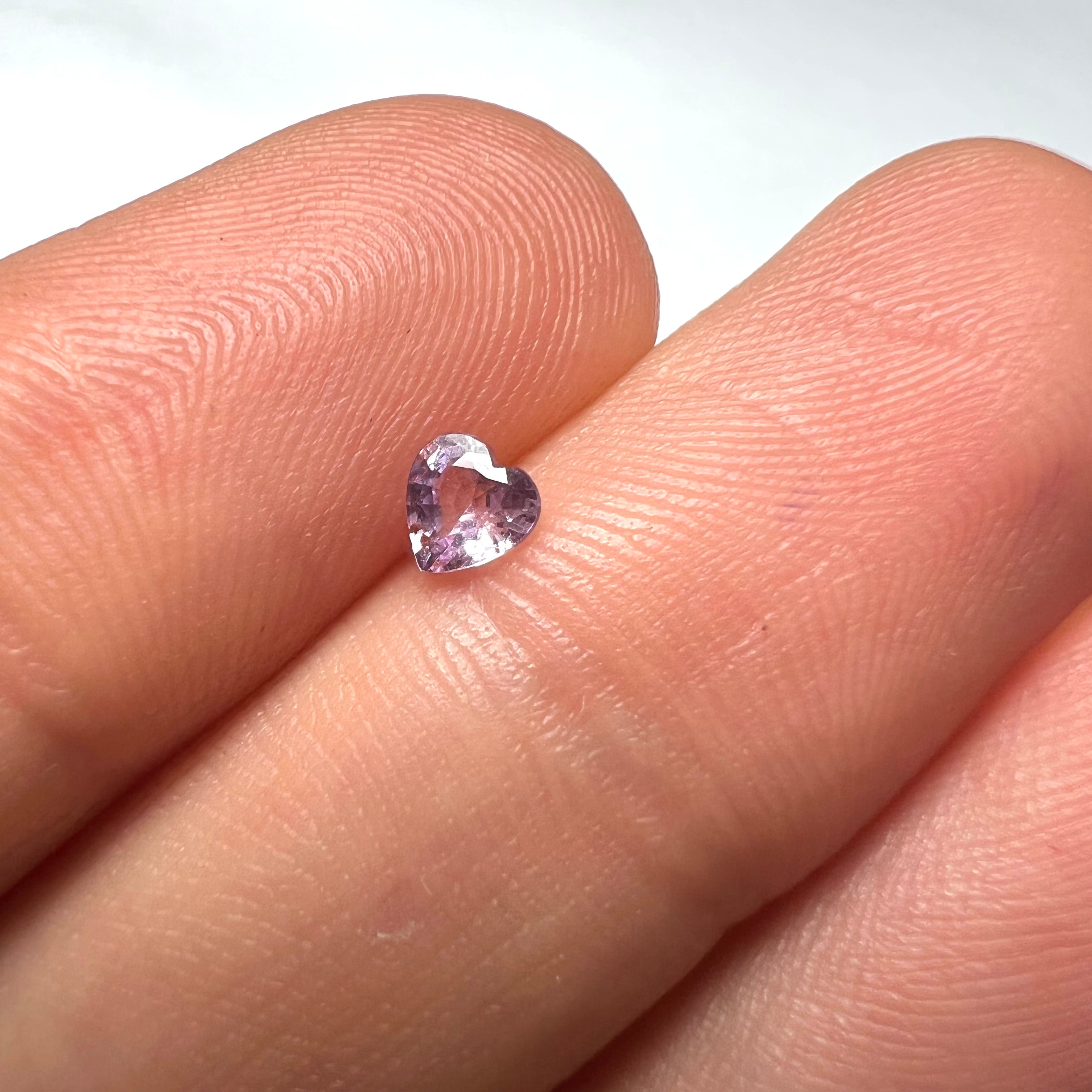 .30CT Loose Heart Purple Sapphire 4.01x4x2mm Earth mined Gemstone