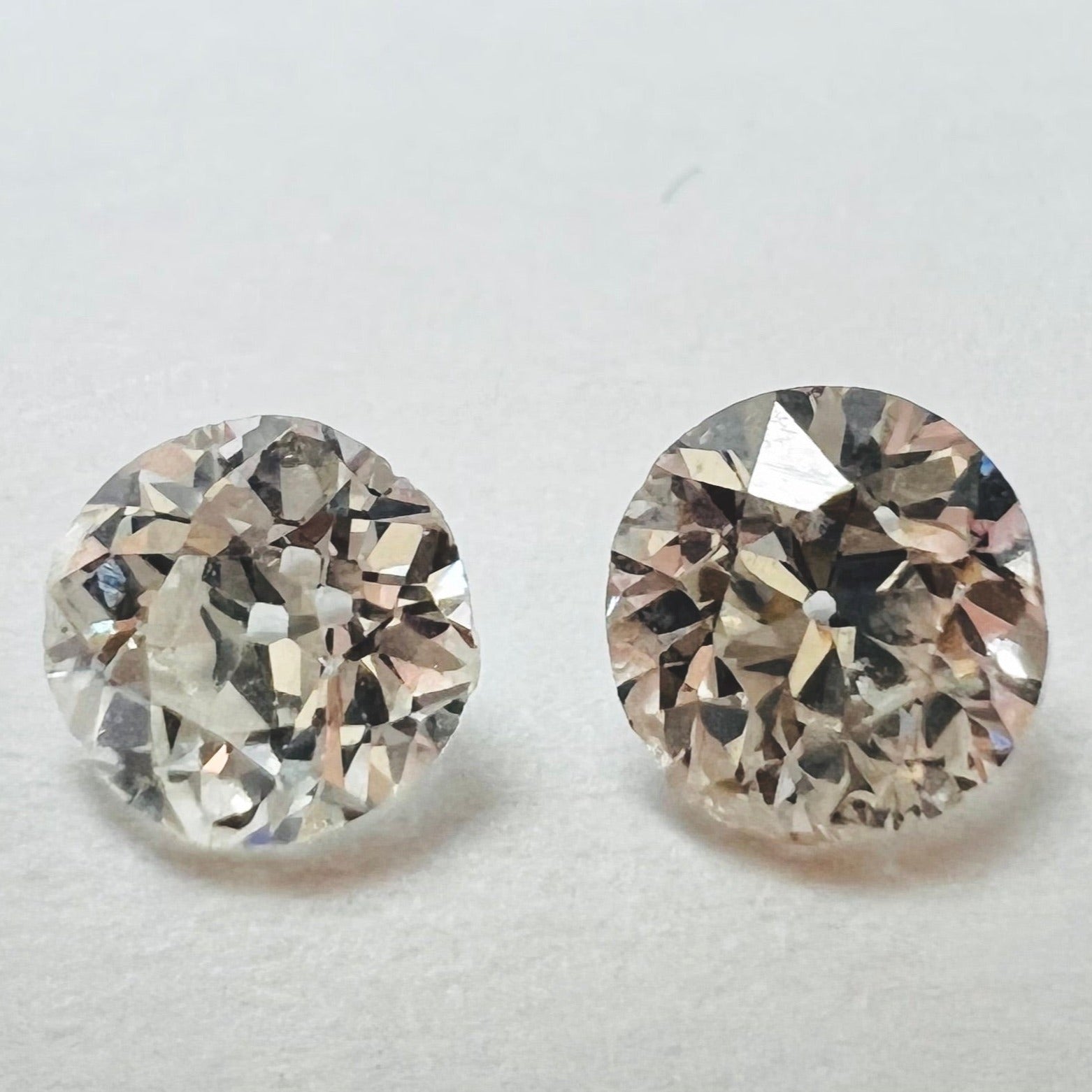 .97CT Old Mine Cut Diamond K/L VS2/SI1 5mm Natural Earth mined