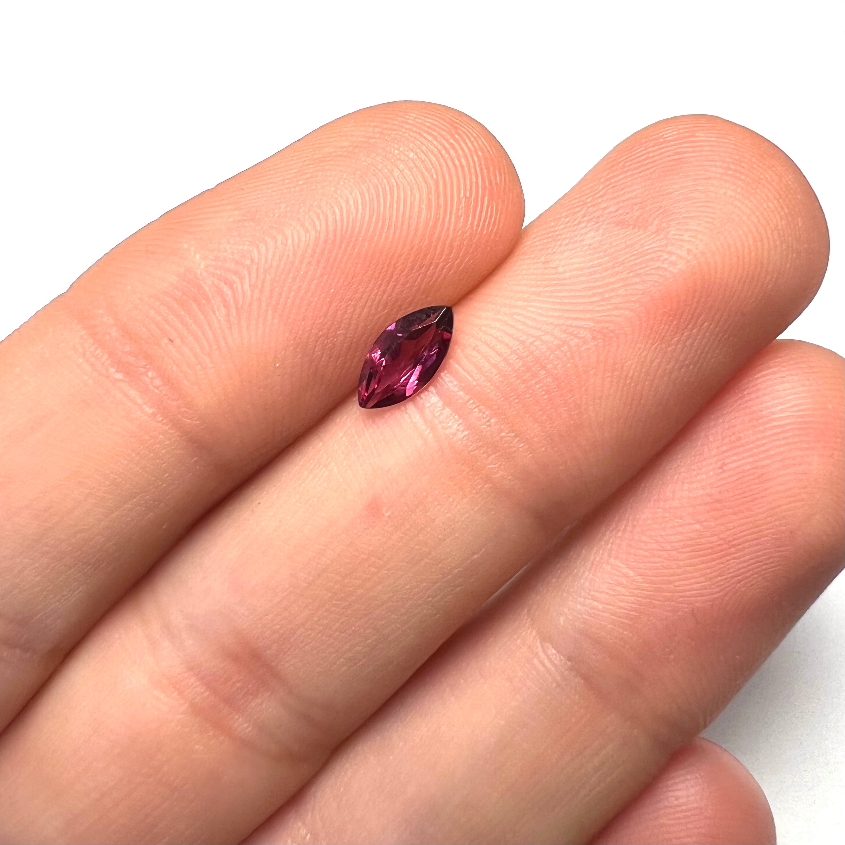 .60CT Loose Natural Garnet 8x4x2.5mm Earth mined Gemstone