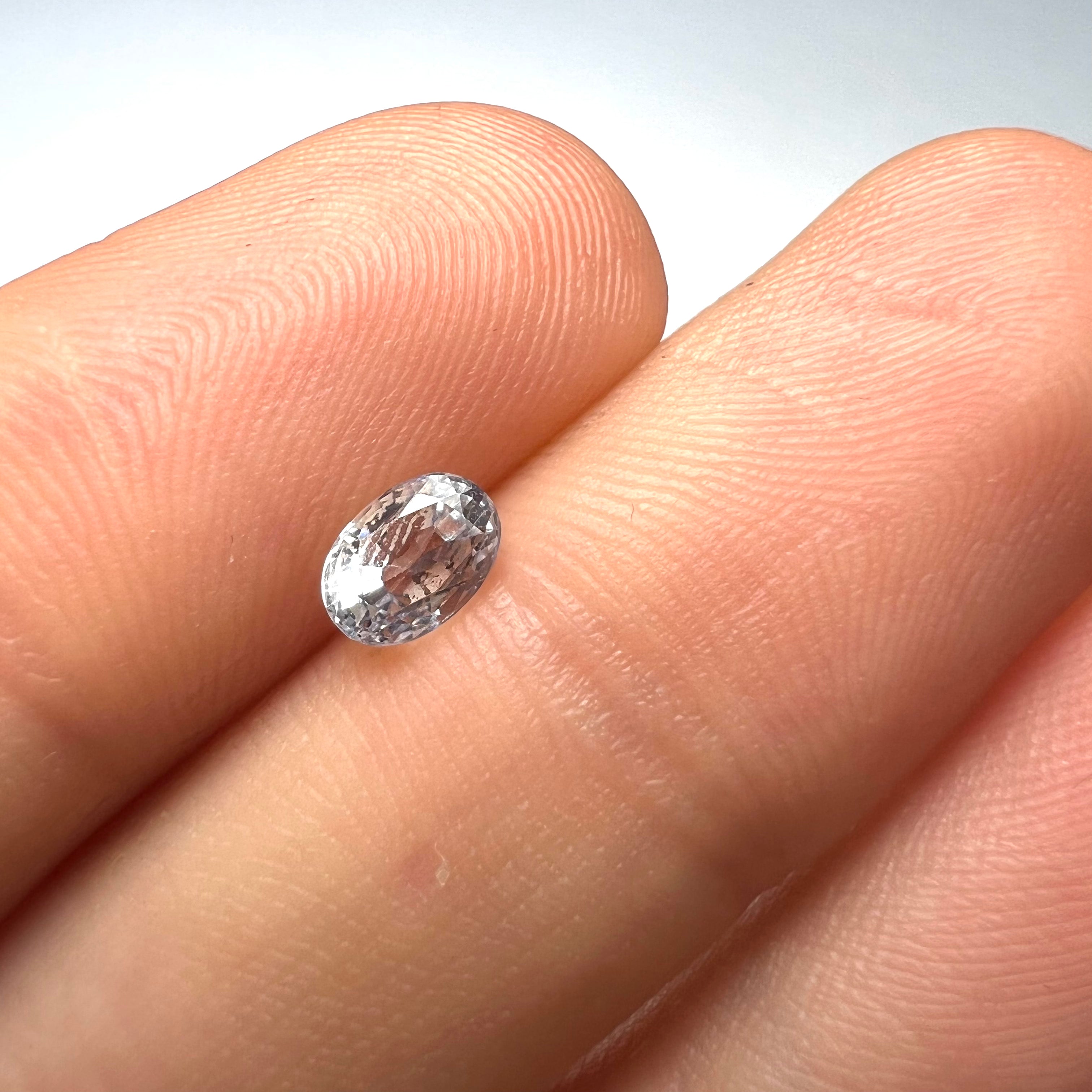 .79CT Loose Purple Sapphire 6x4x4.1mm Earth mined Gemstone
