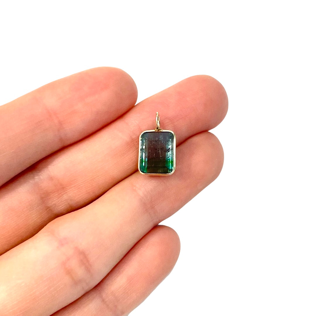 Bicolor Tourmaline Pendant