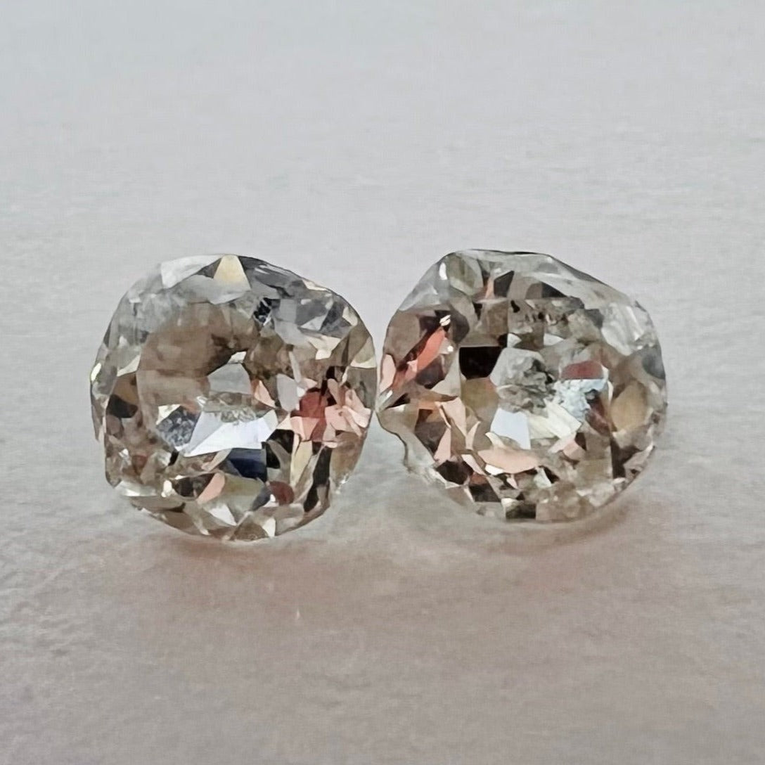 .36ctw Old Mine Cut Diamond J/H SI1/I1 3.5mm Natural Earth mined