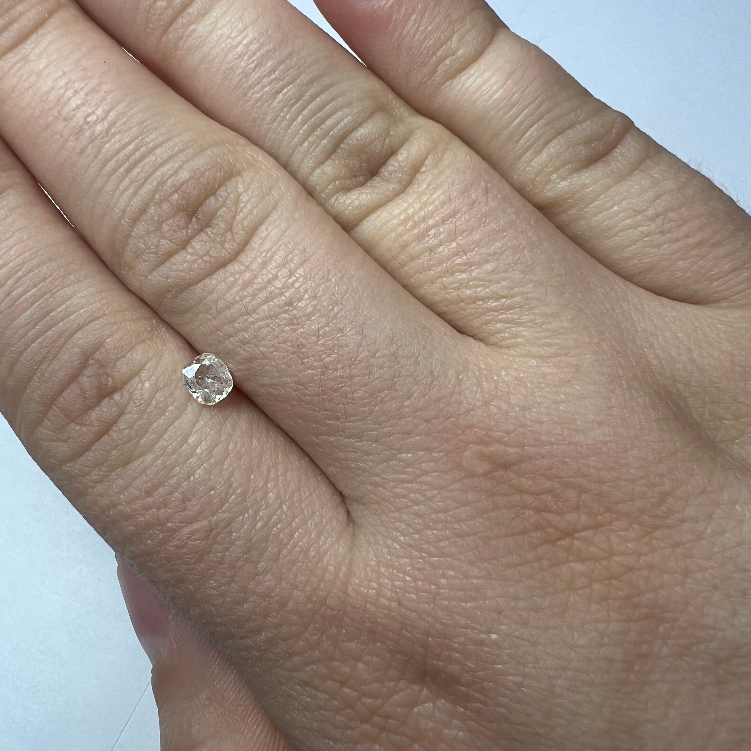 .34CT Cushion Cut Diamond K I1 4.82x4.17x1.98mm Natural Earth mined