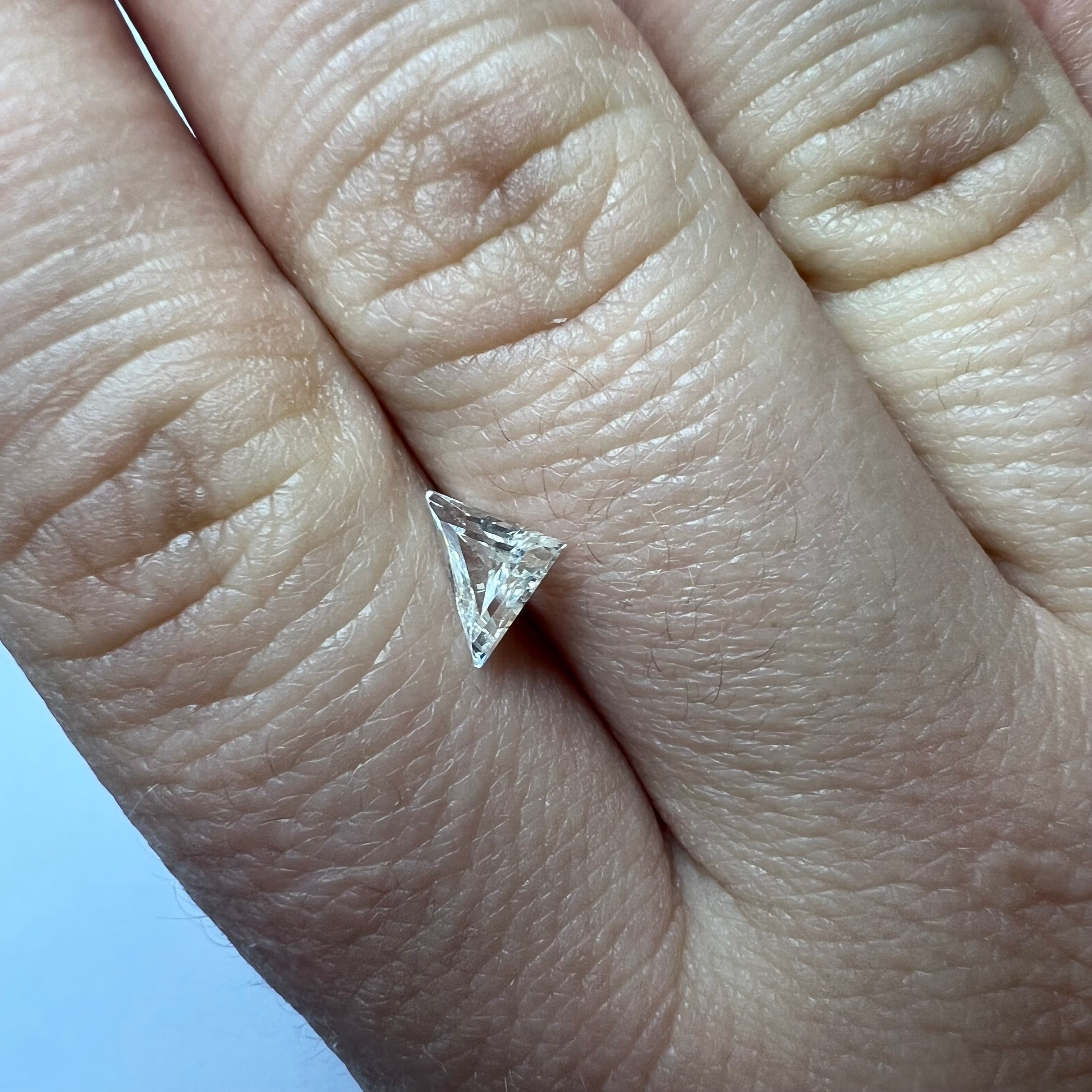 .65CT Trillion Cut Diamond J/K VS2 7.14x6.15mm Natural Earth mined