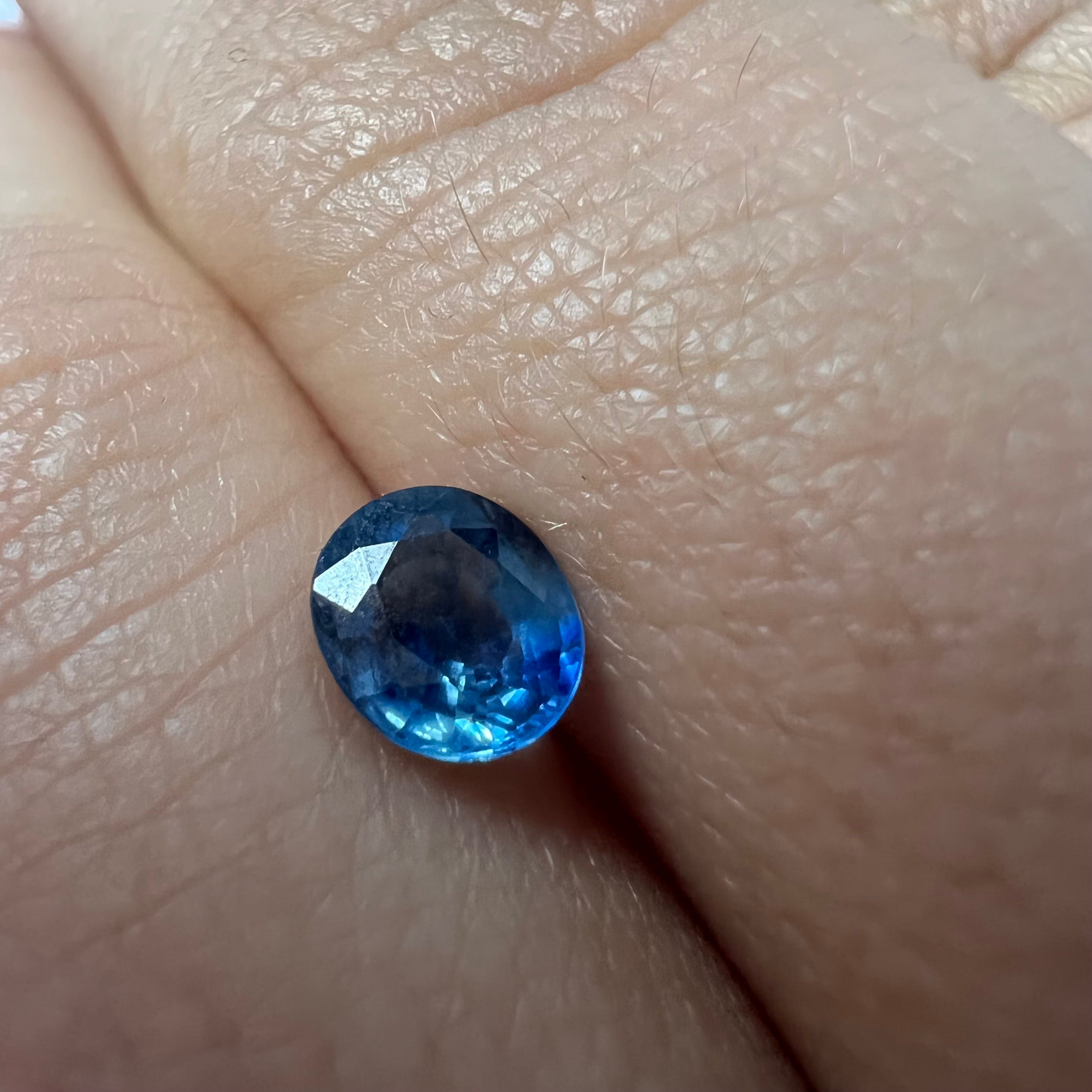 .75CT Loose Natural Oval Sapphire 5.92x5.03x2.66mm Earth mined Gemstone