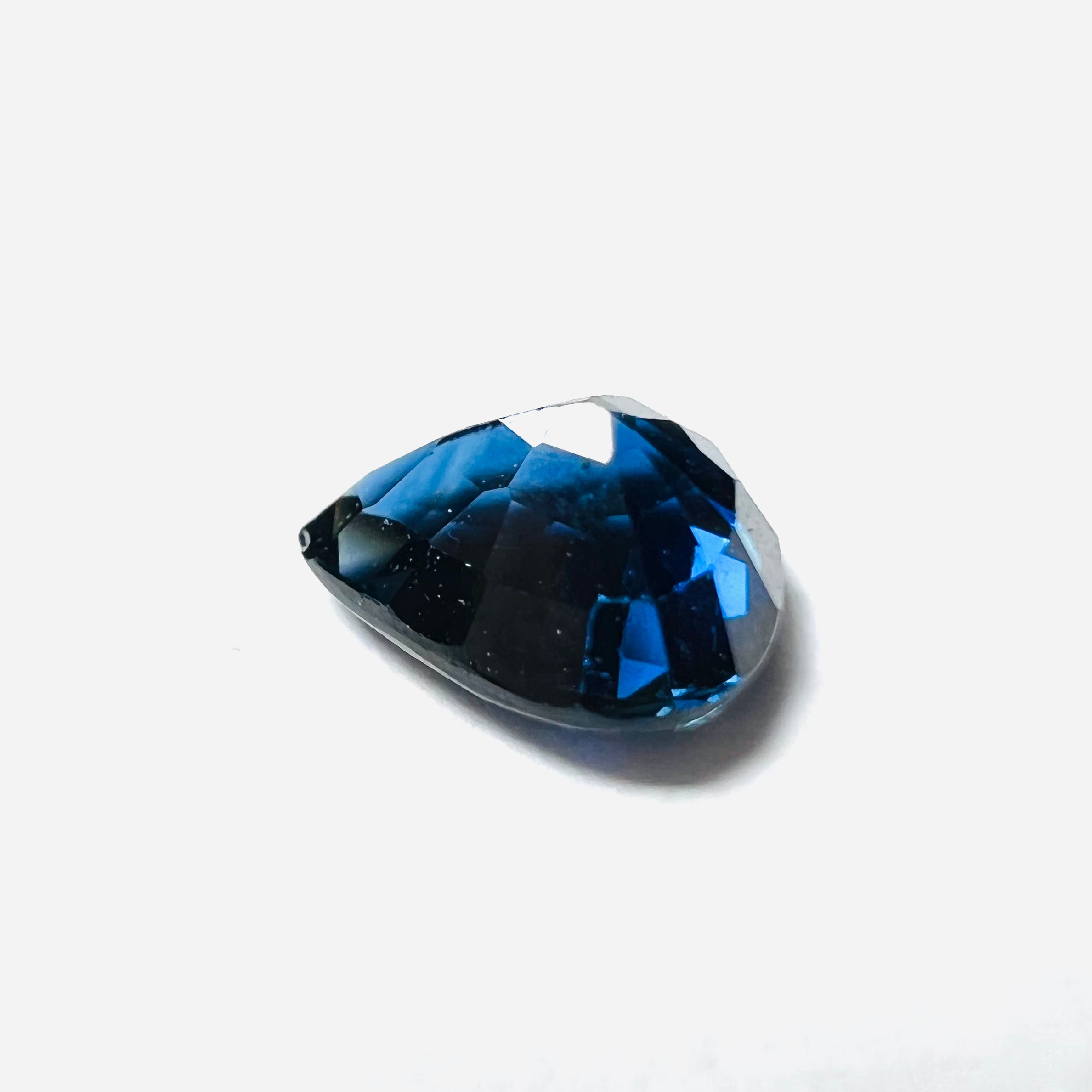 .78CT Loose Blue Pear Sapphire 6x5x3mm Earth mined Gemstone