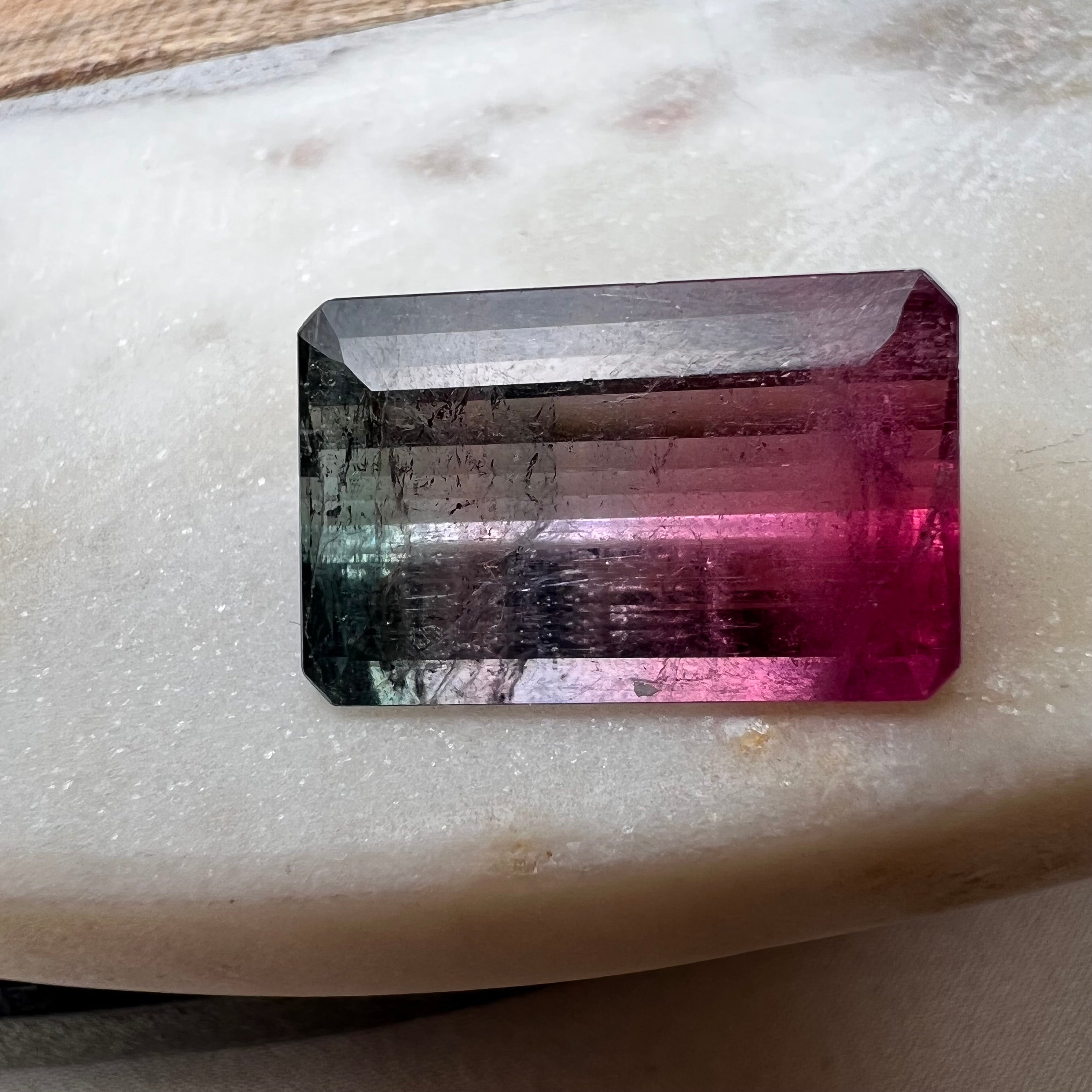 16.47CTW Natural Emerald Cut Tourmaline 20.38x12.93mm Earth mined Gemstone