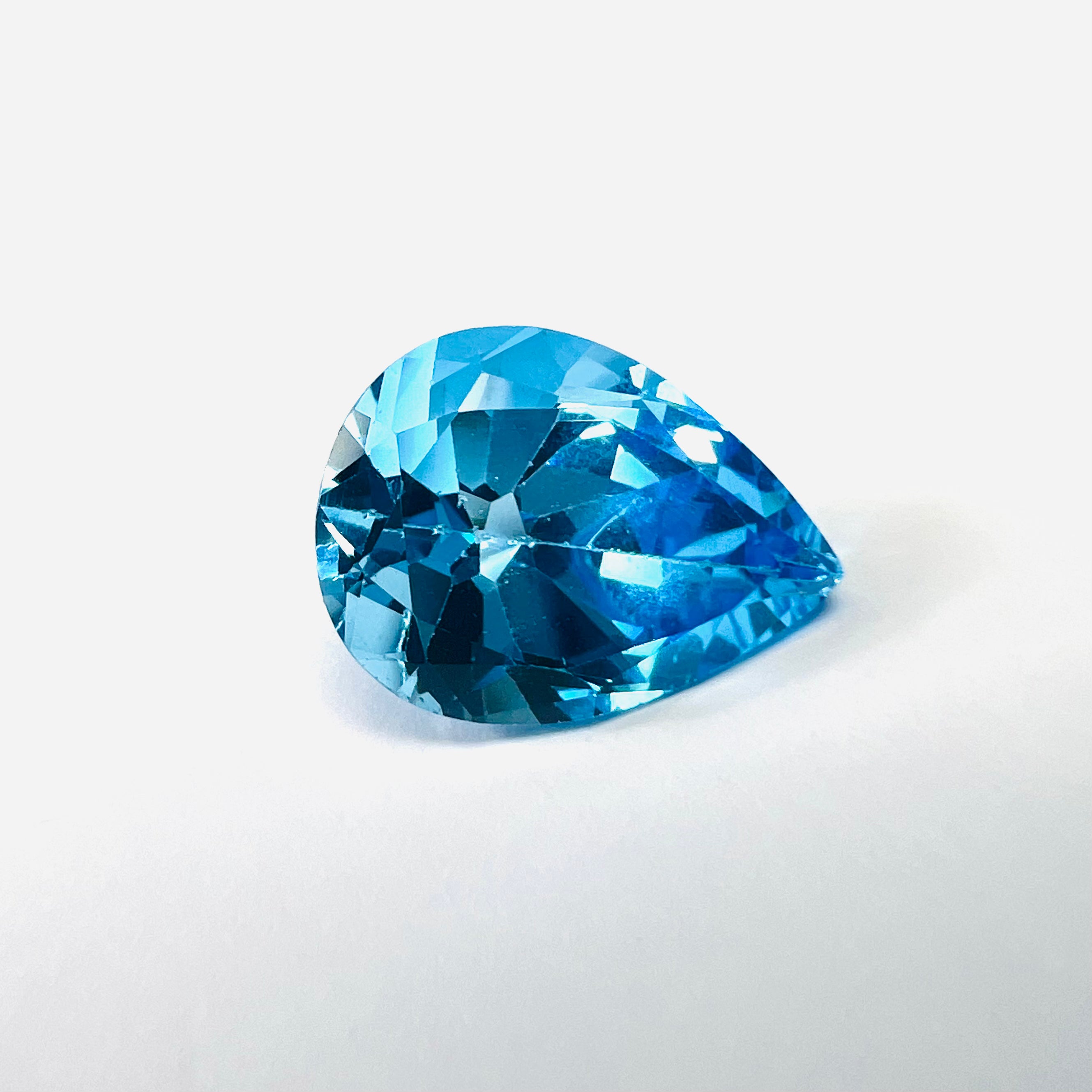 9.8CTW Loose Natural Pear Cut Topaz 16x12x8.2mm Earth mined Gemstone