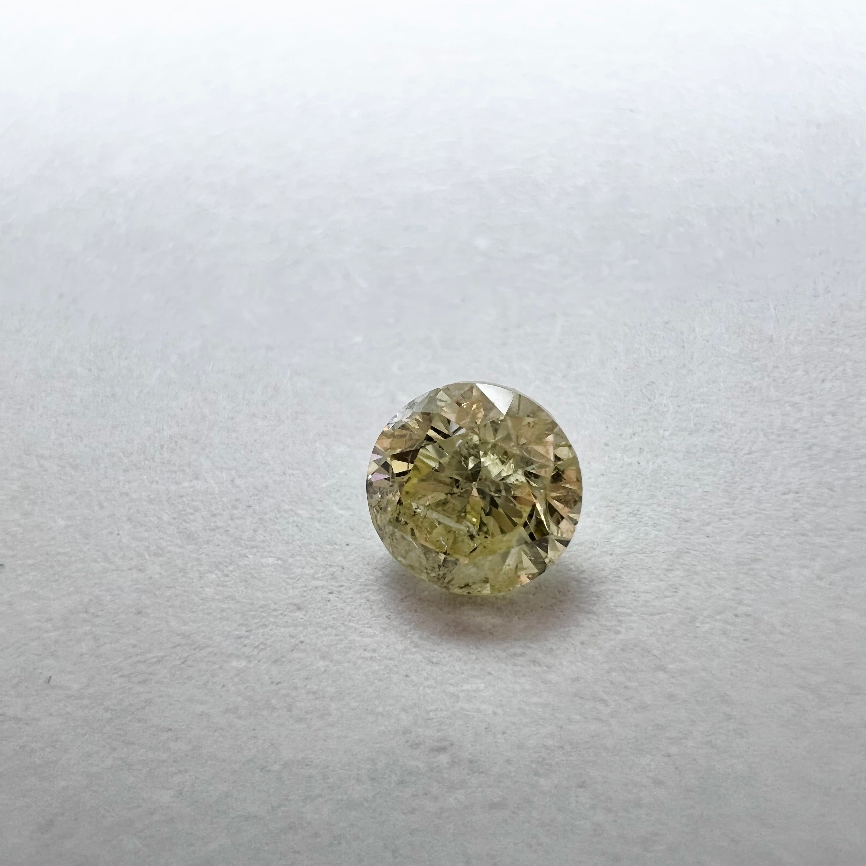 .56CT Brilliant Round Diamond P I1 4.93x3.30mm Natural Earth mined